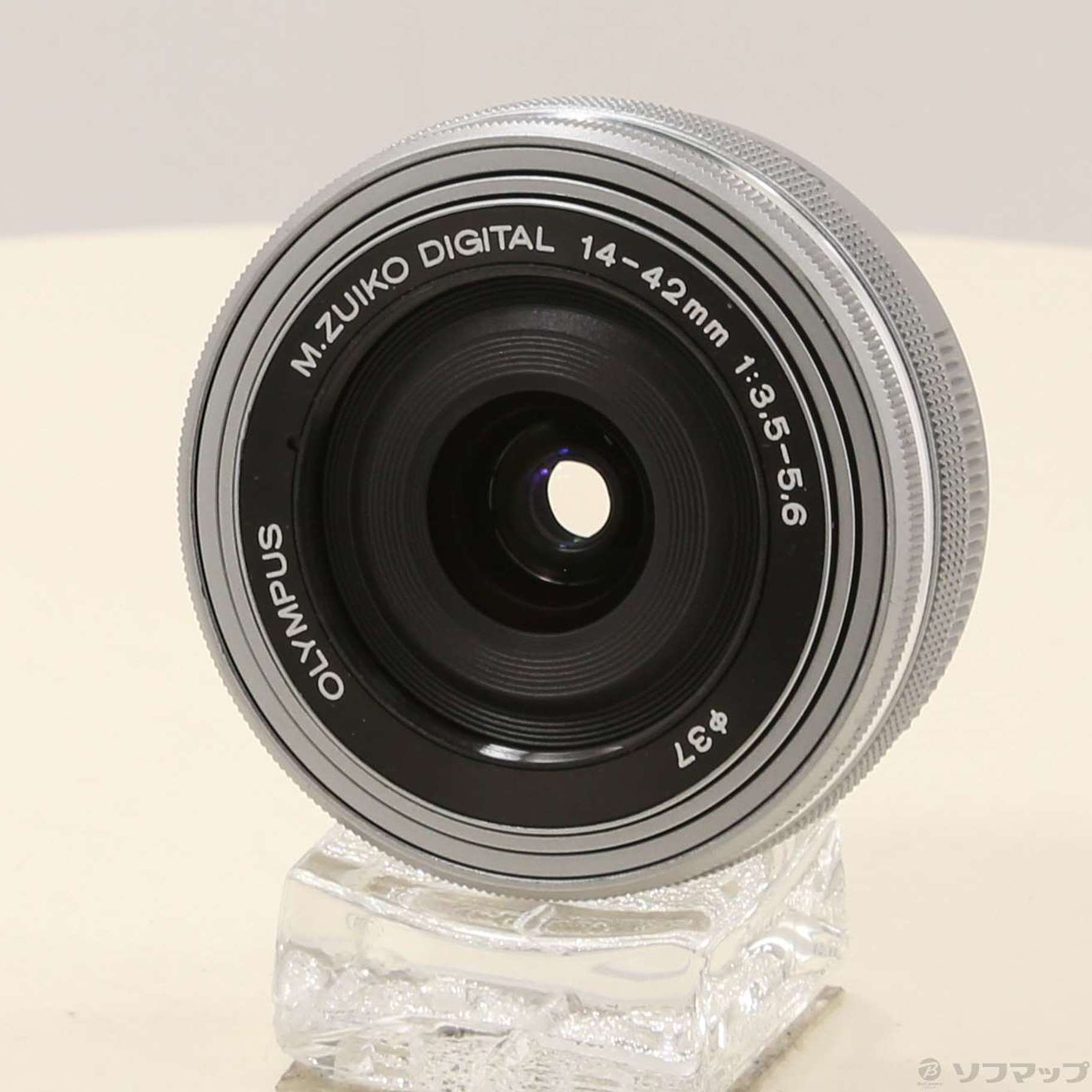 中古】M.ZUIKO DIGITAL ED 14-42mm F3.5-5.6 EZ シルバー (μ4／3