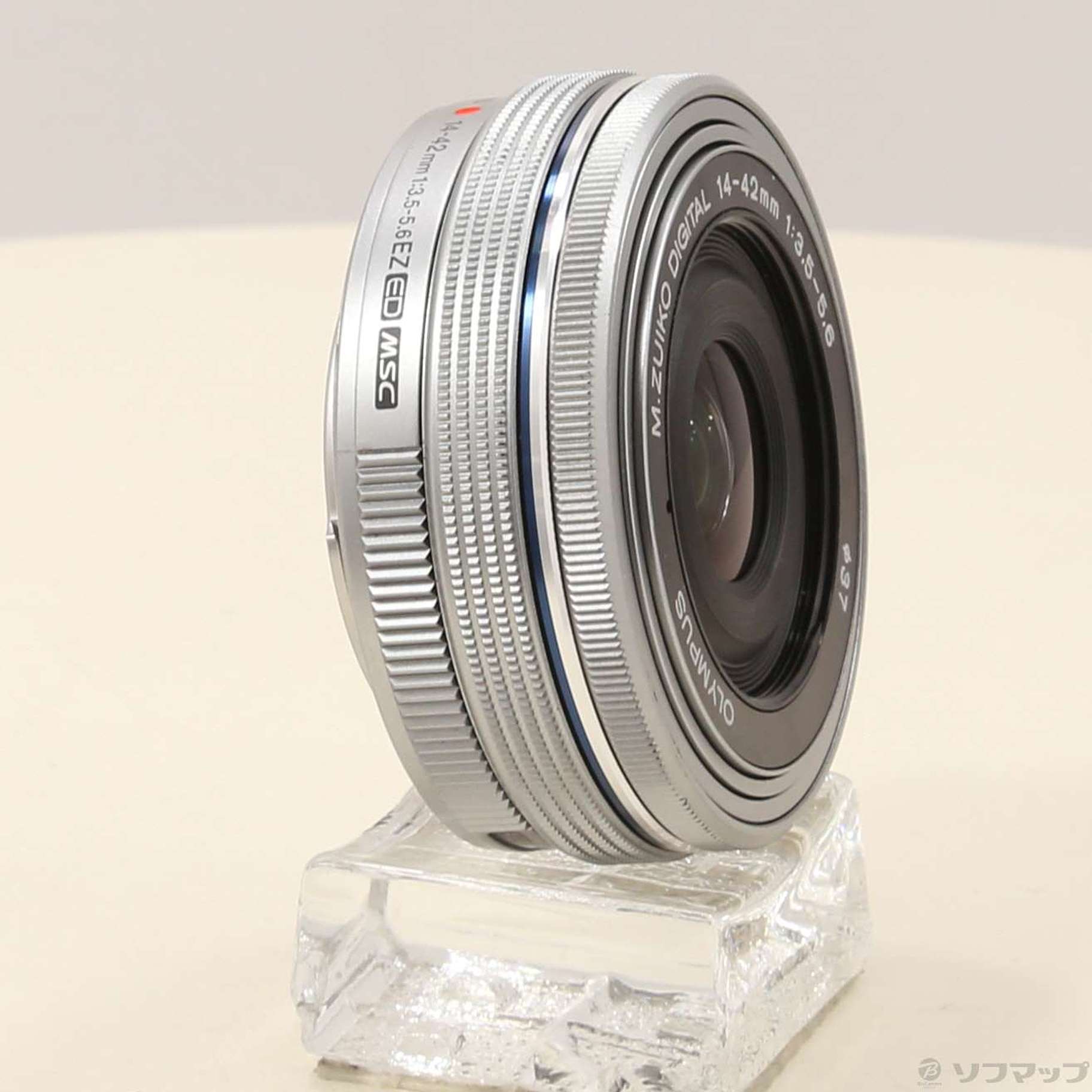 中古】M.ZUIKO DIGITAL ED 14-42mm F3.5-5.6 EZ シルバー (μ4／3 