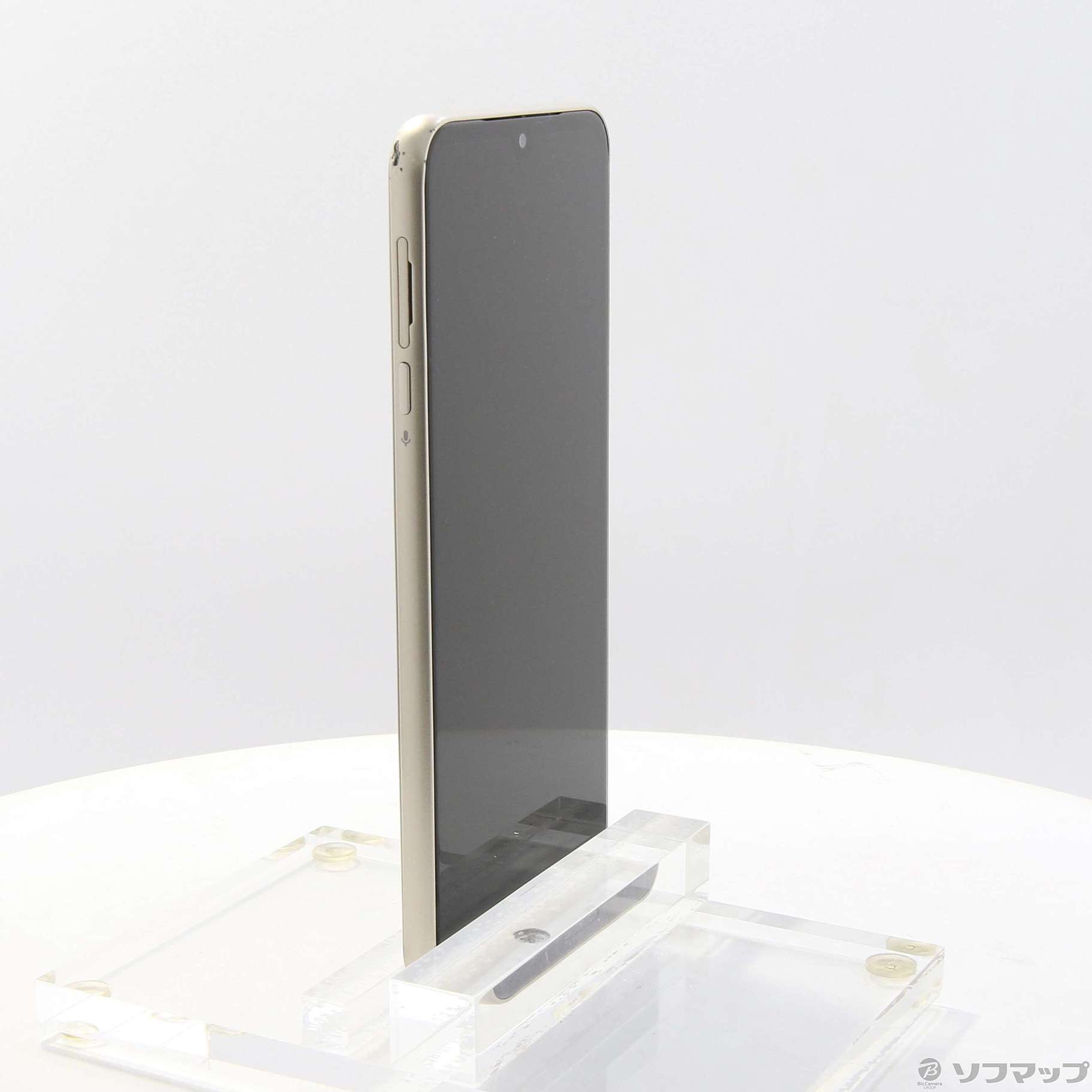 中古】らくらくスマートフォン Lite MR01 64GB ゴールド FCG03