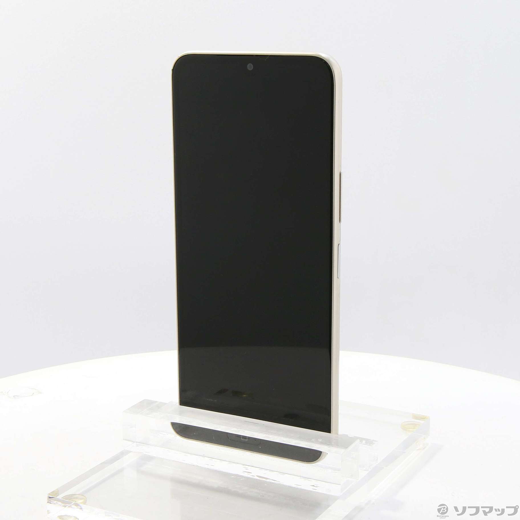 中古】らくらくスマートフォン Lite MR01 64GB ゴールド FCG03 UQ