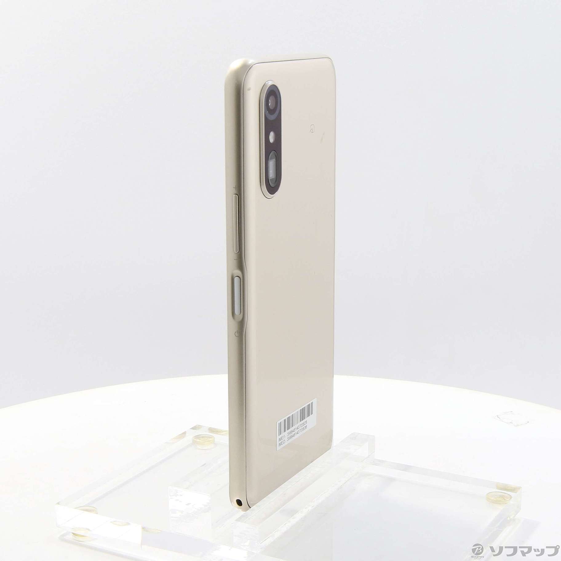 中古】らくらくスマートフォン Lite MR01 64GB ゴールド FCG03 UQ