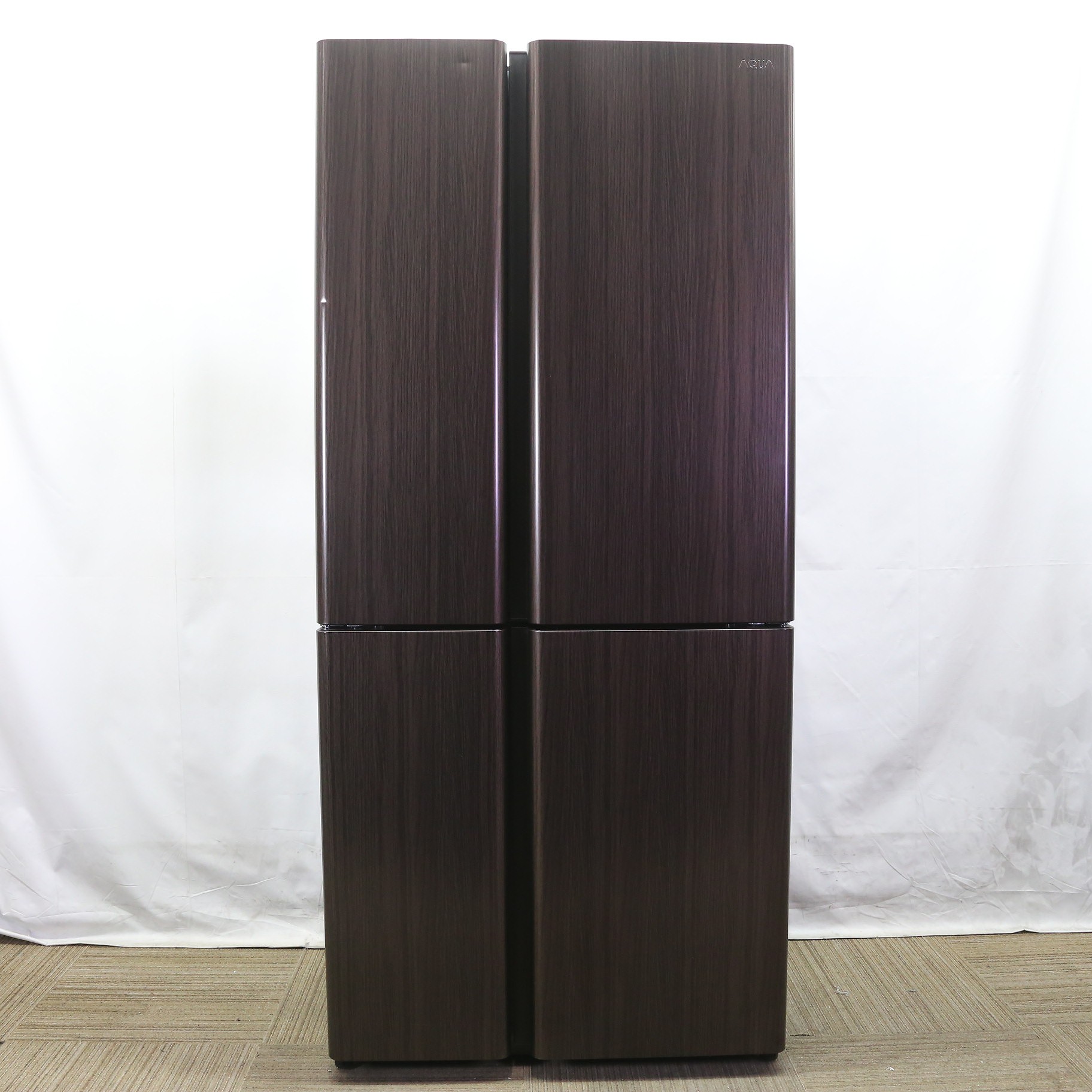 中古】〔展示品〕 冷蔵庫 TZシリーズ 51モデル ダークウッドブラン AQR 