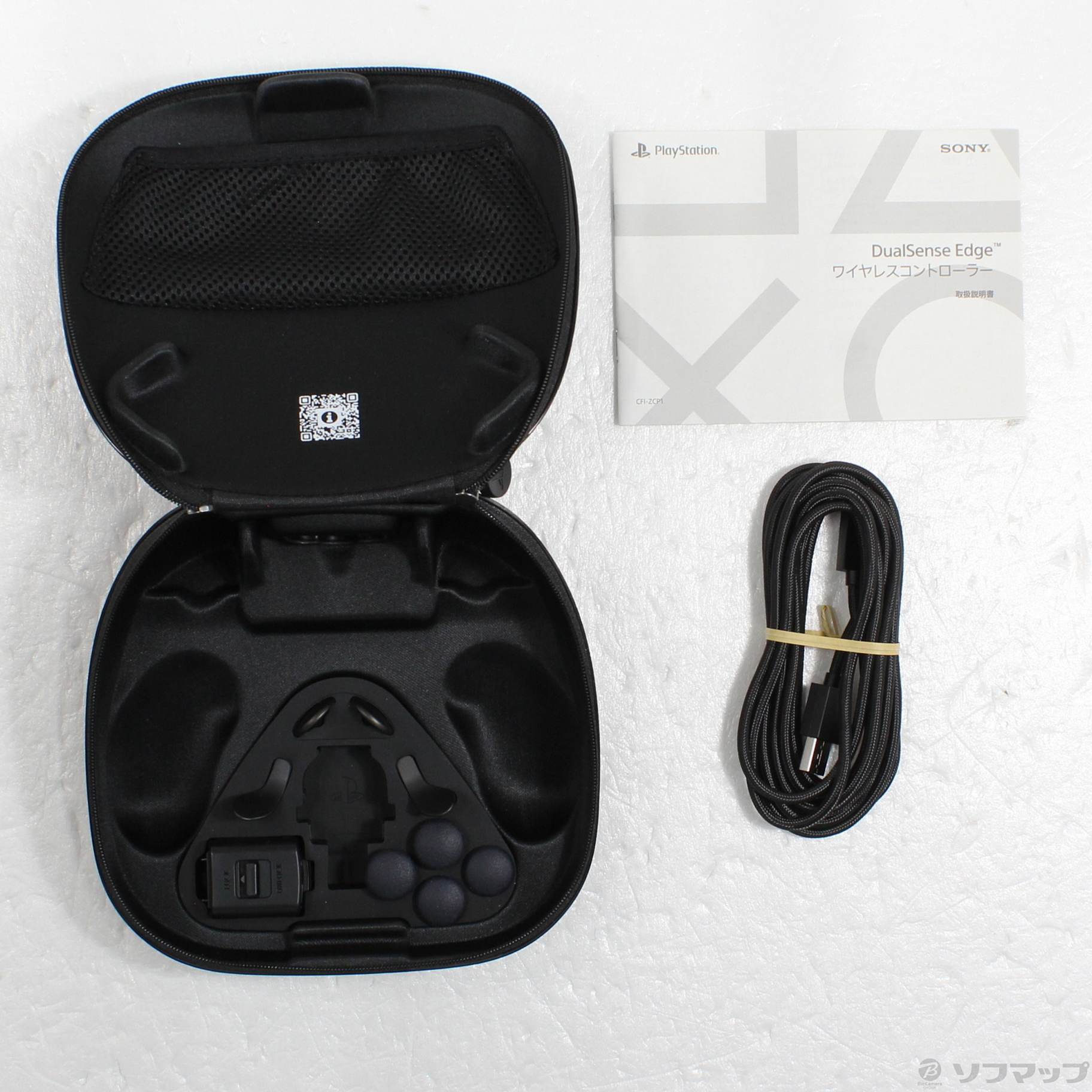 中古】DualSense Edge ワイヤレスコントローラー ミッドナイトブラック 