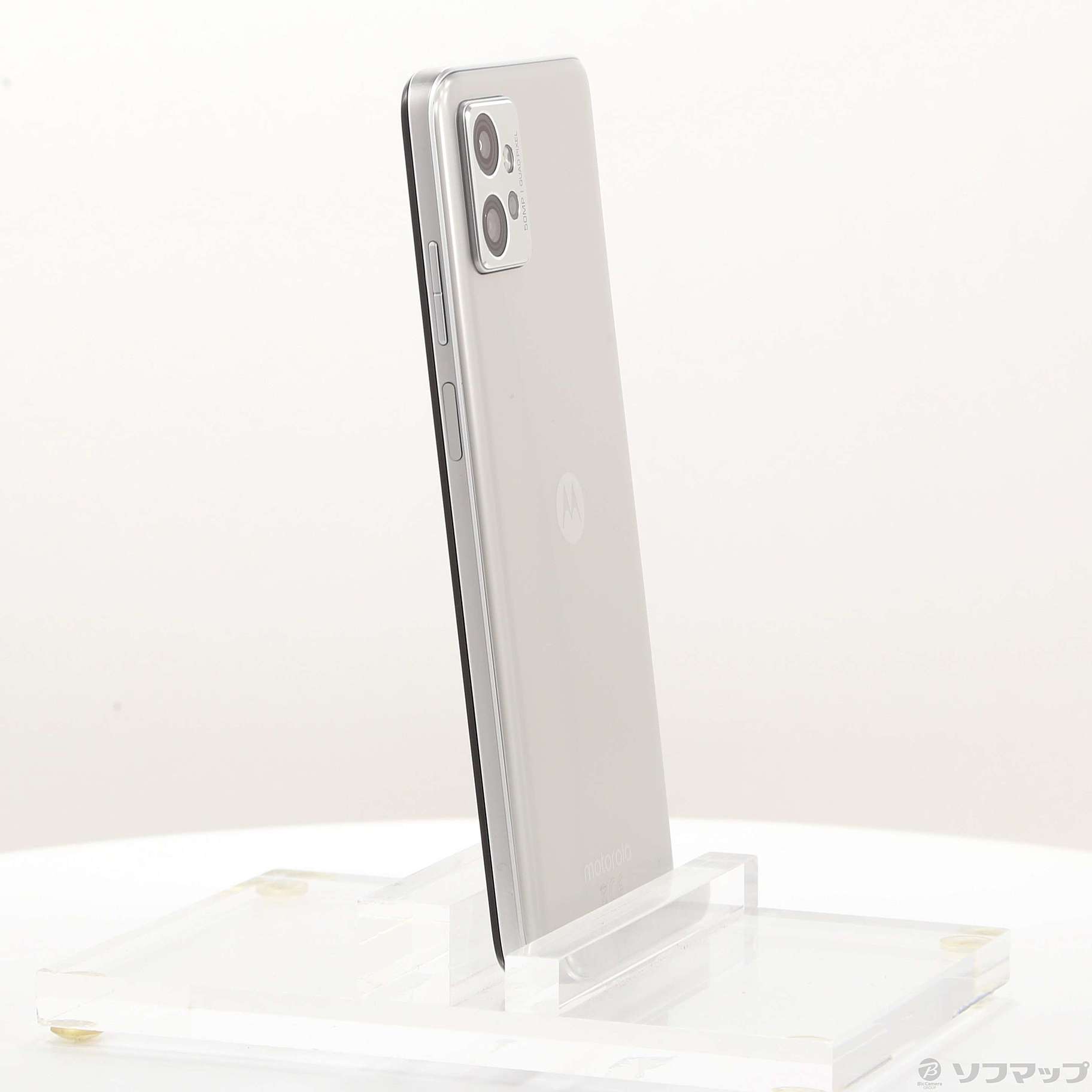 中古品〕 moto g32 128GB サテンシルバー PAUV0003JP SIMフリー