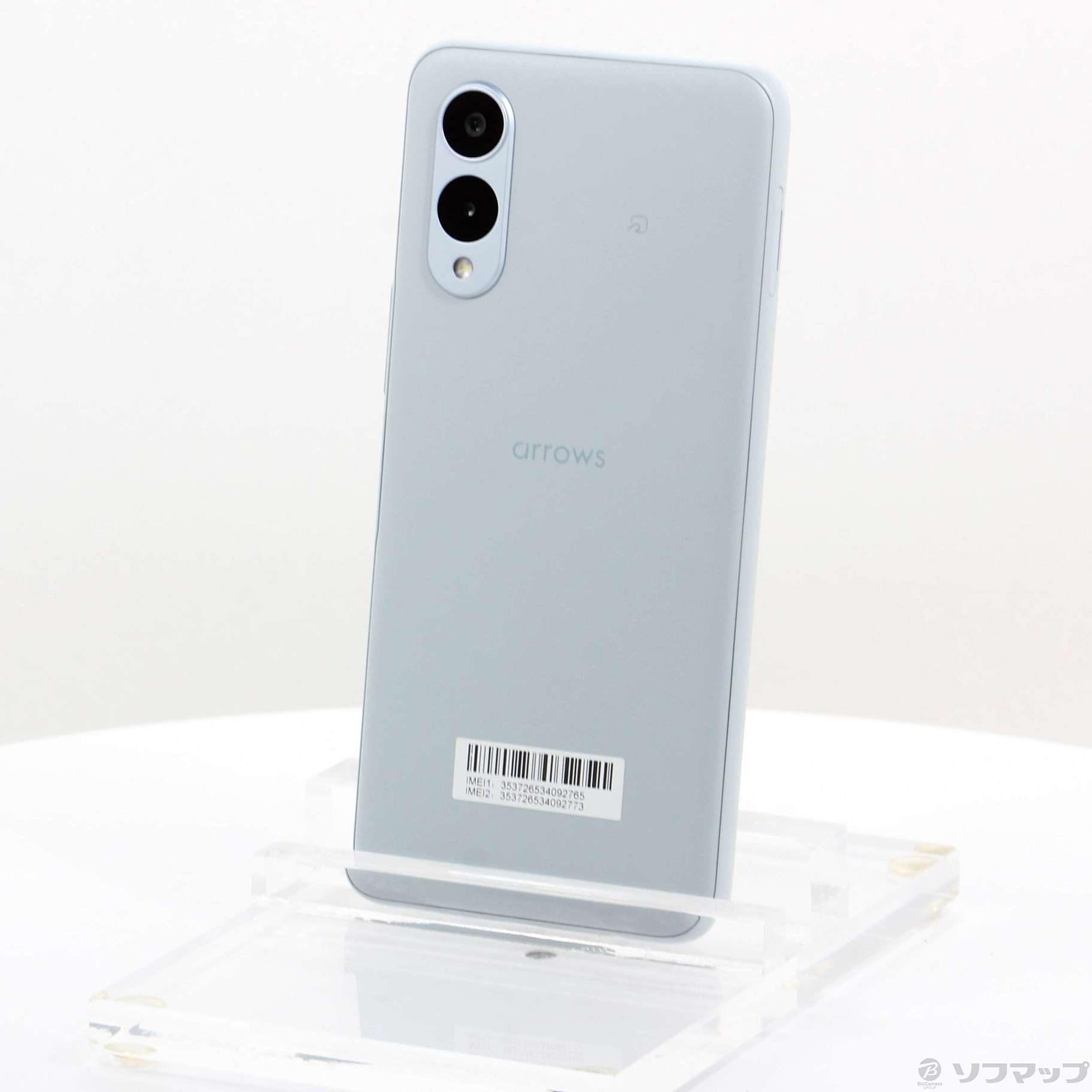 arrows We2 FCG02 FCNT ライトブルー 本体　美品 arrows 新発売【 SIMフリー品】新品未使用 SIMフリー品 We2