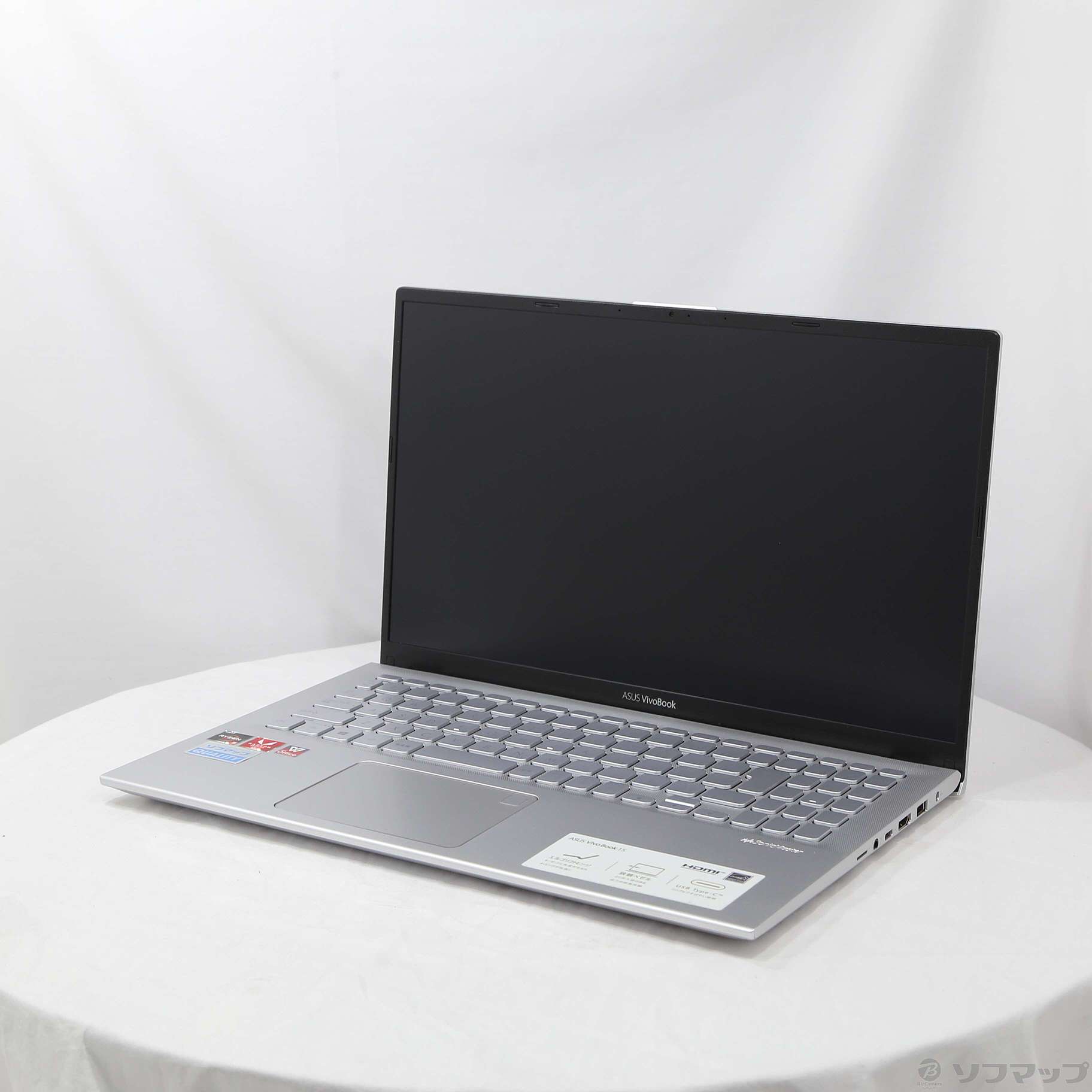 中古】VivoBook 15 X512DA X512DA-BC884TS トランスペアレントシルバー