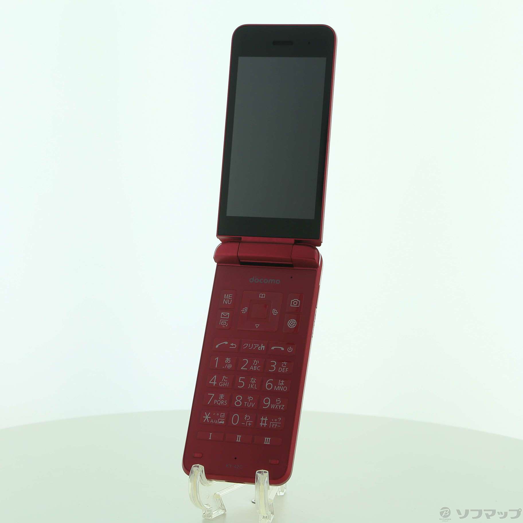 DIGNO ケータイ KY-42C レッド 京セラ 折りたたみ 新品 ドコモ
