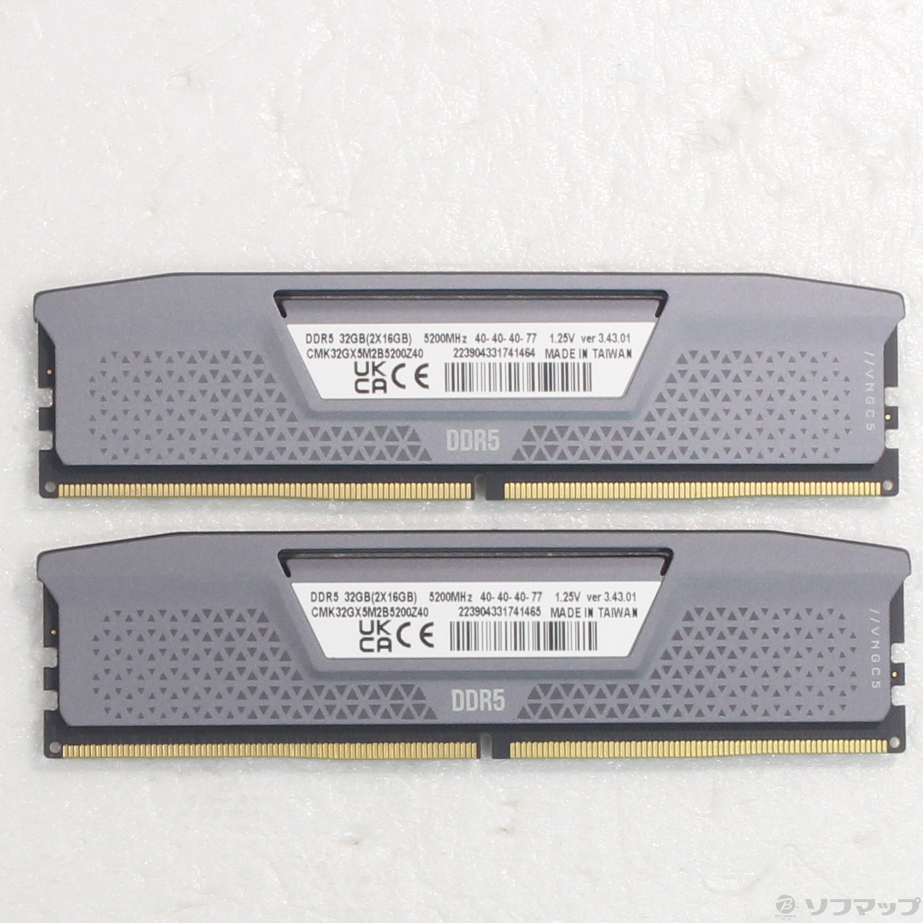 中古】CMK32GX5M2B5200Z40 32GB 16GB×2枚組 [2133064487703] - リコレ 