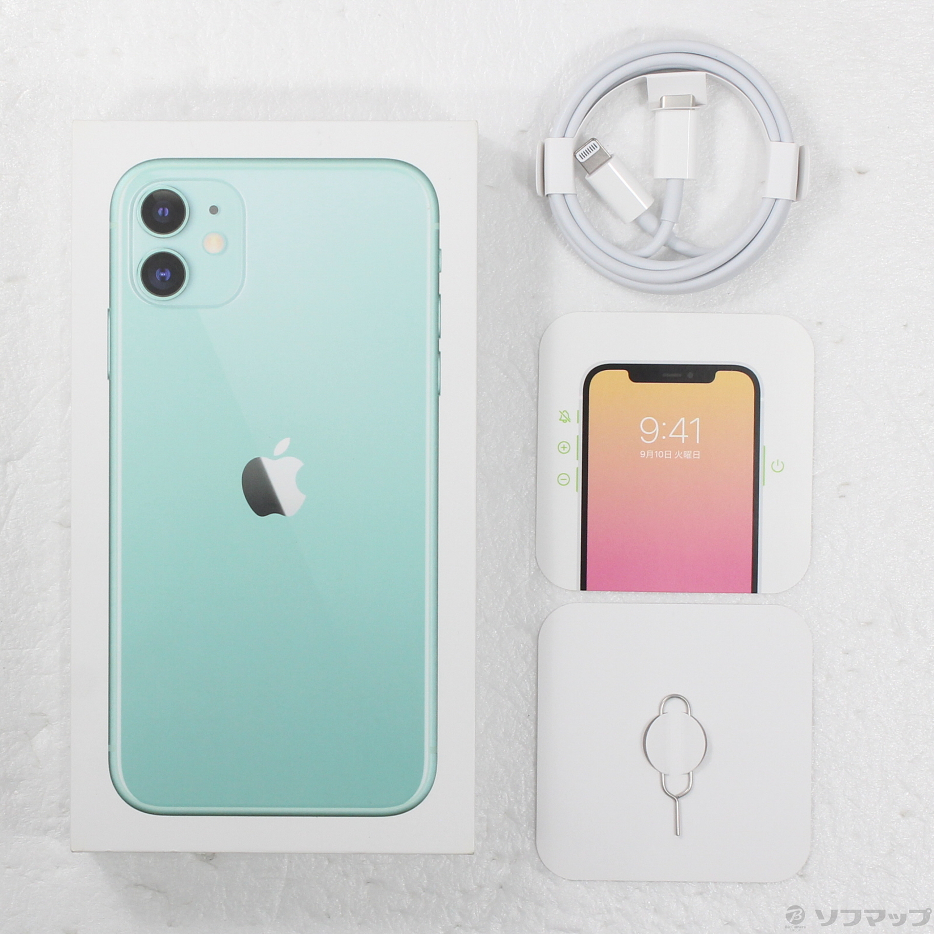iPhone - 美品 Apple iPhone 11 グリーン 128 GB SIMフリー iPhone 11 グリーン 128GB Simフリー