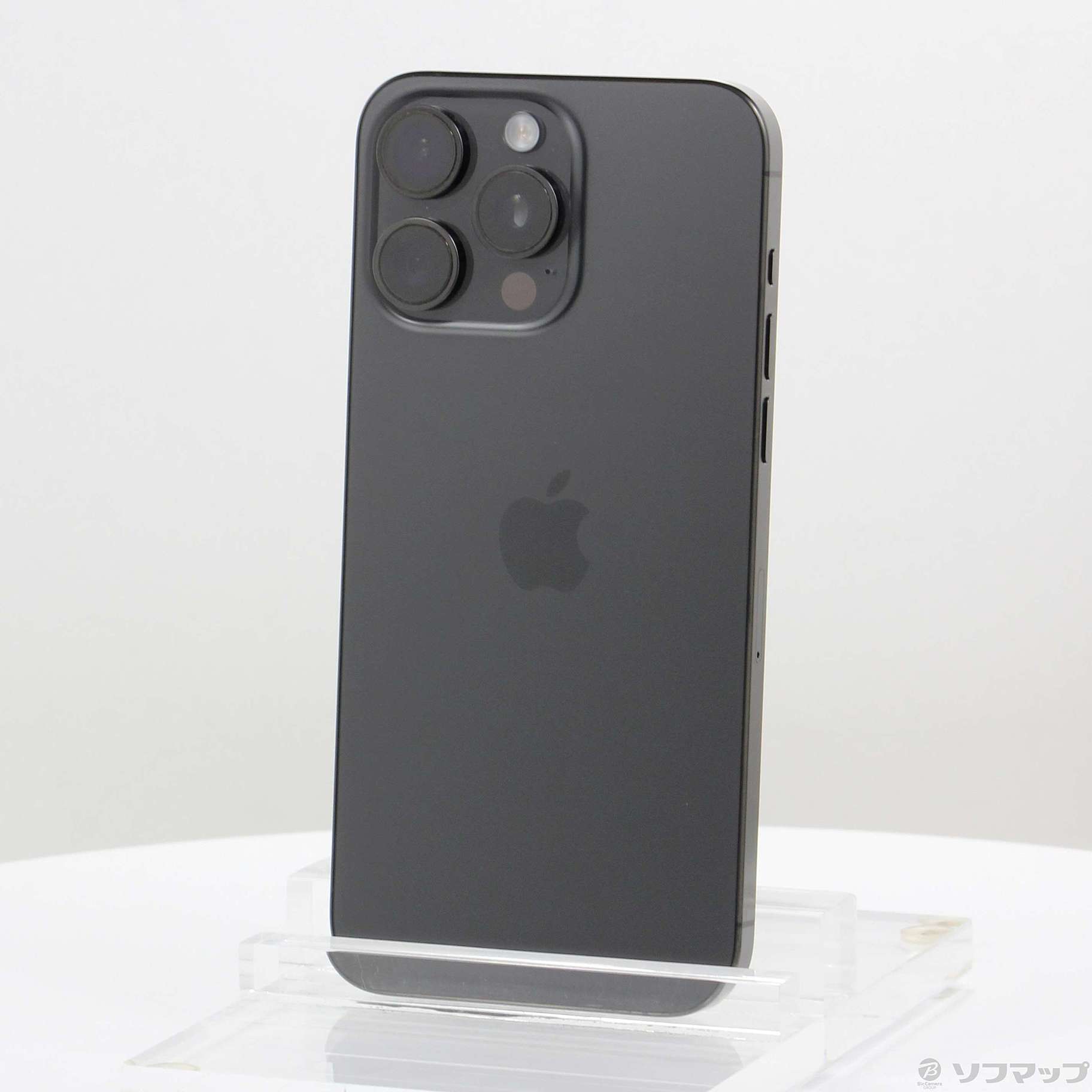 中古】iPhone15 Pro Max 1TB ブラックチタニウム MU6Y3J／A SIMフリー