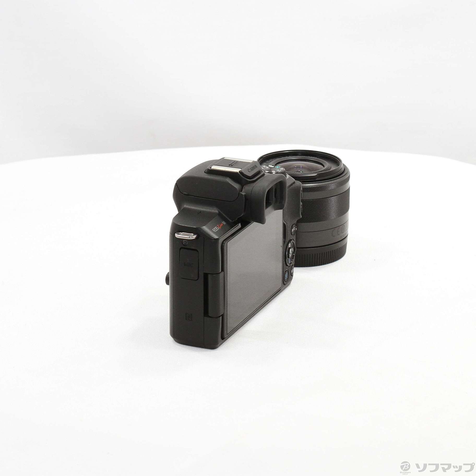 中古】EOS Kiss M EF-M15-45 IS STM レンズキット ブラック 