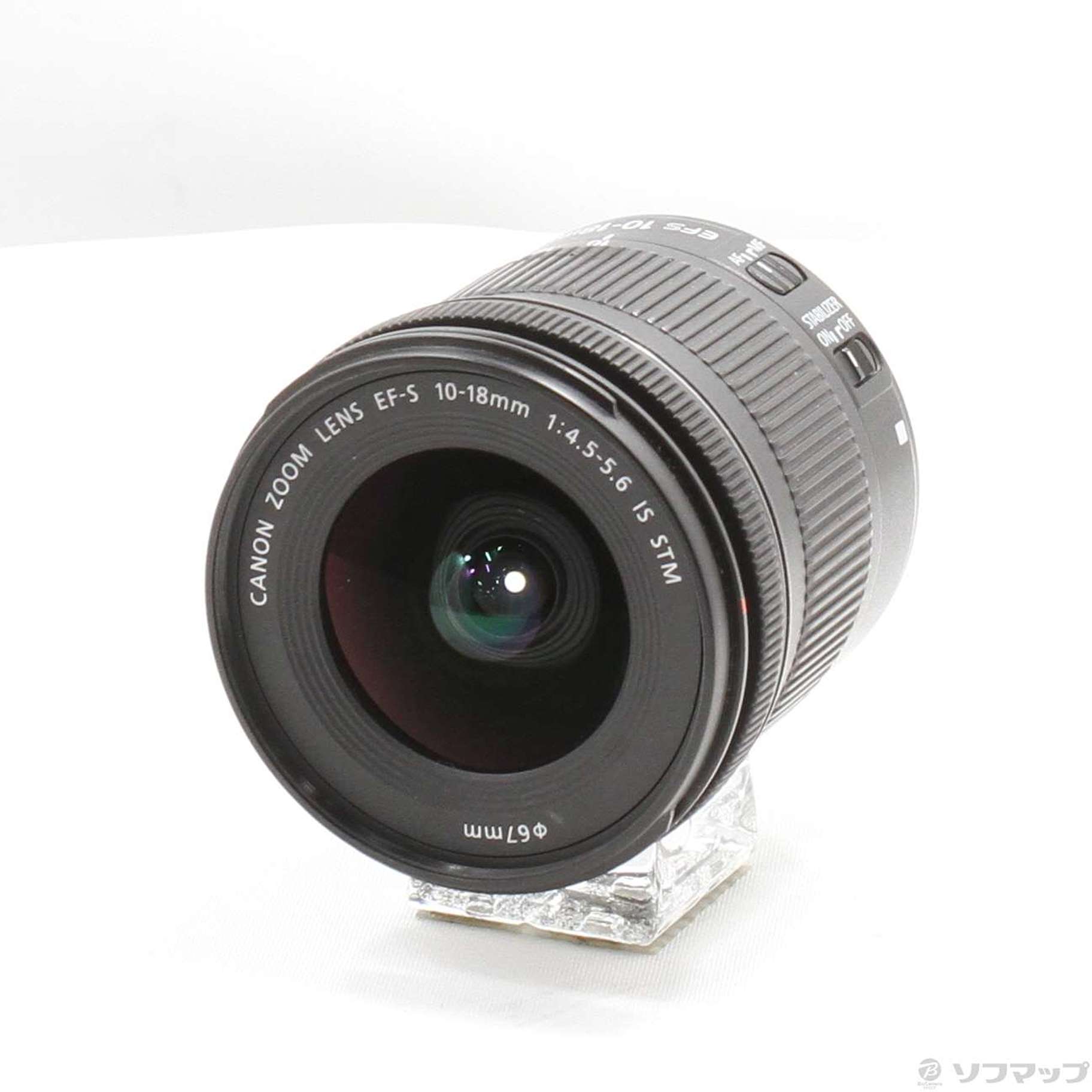 【美上品】キヤノン CANON EF-S 10-18mm F4.5-5.6 IS STM 人気の広角レンズ　元箱付属！