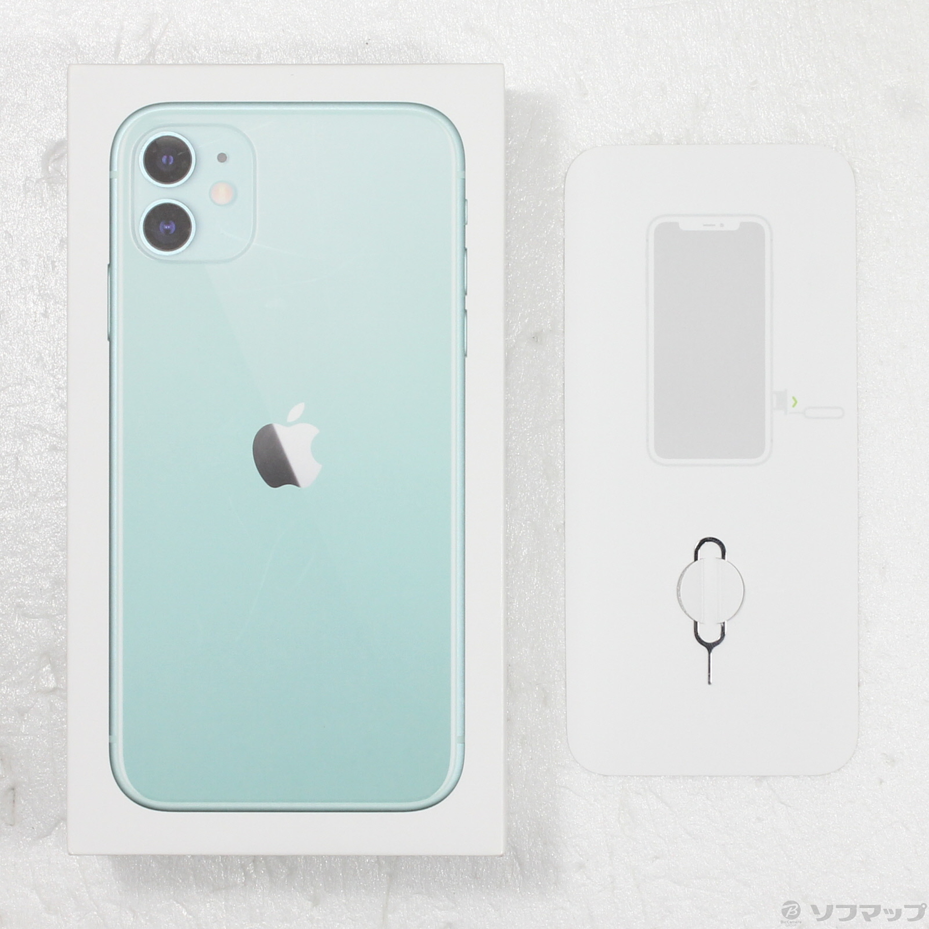 中古】iPhone11 64GB グリーン MWLY2J／A SIMフリー [2133064600348