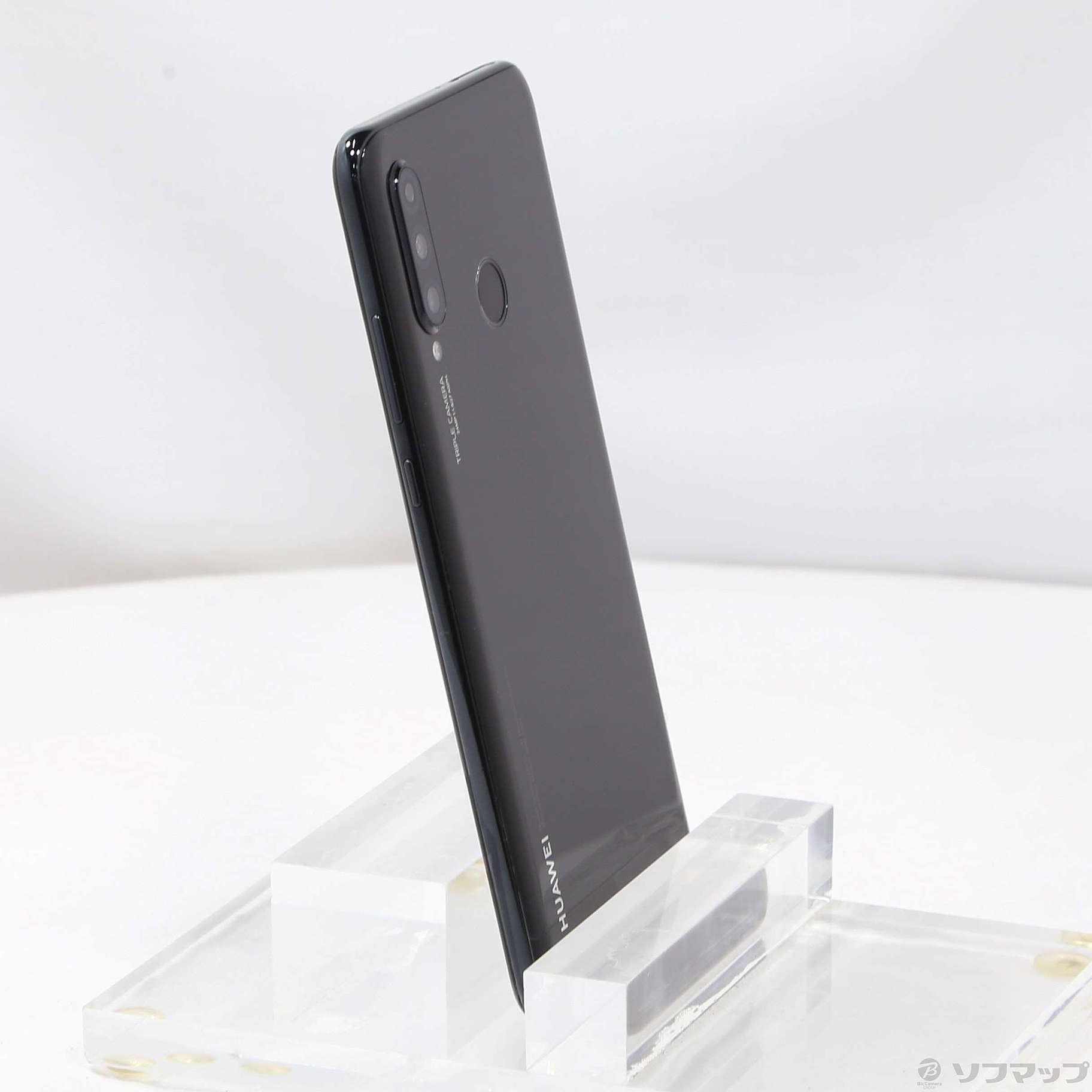 中古】HUAWEI P30 lite 64GB ミッドナイトブラック HWSEC2 Y!mobile 