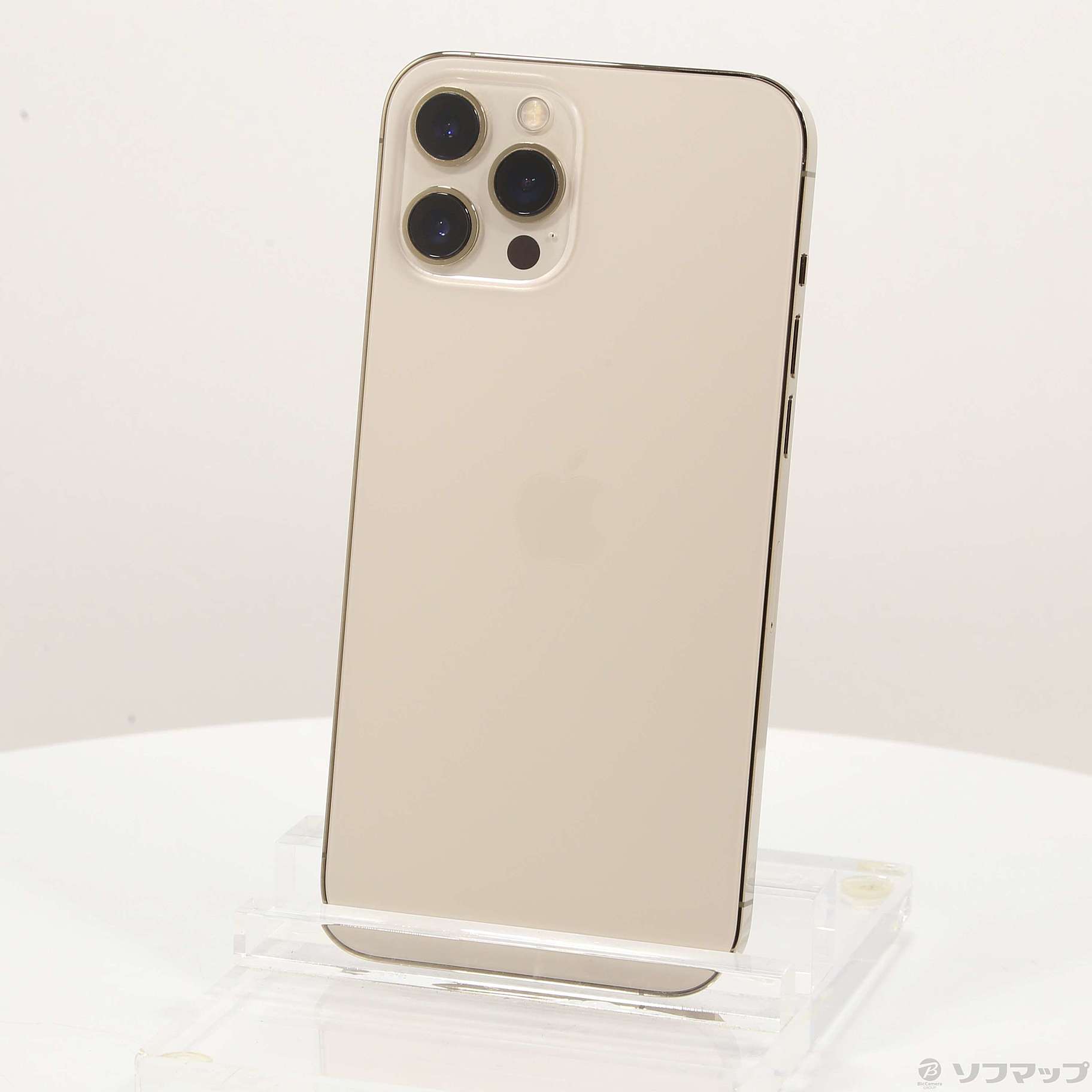 中古品〕 iPhone12 Pro Max 256GB ゴールド MGD13J／A SoftBank｜の