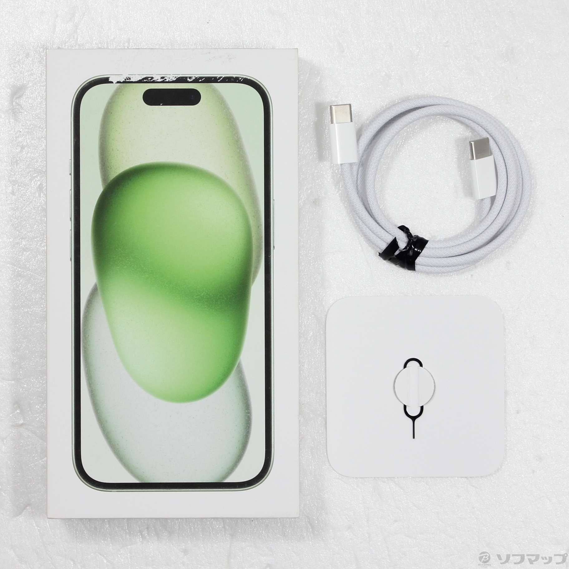 中古】iPhone15 128GB グリーン MTMM3J／A SIMフリー [2133064721968