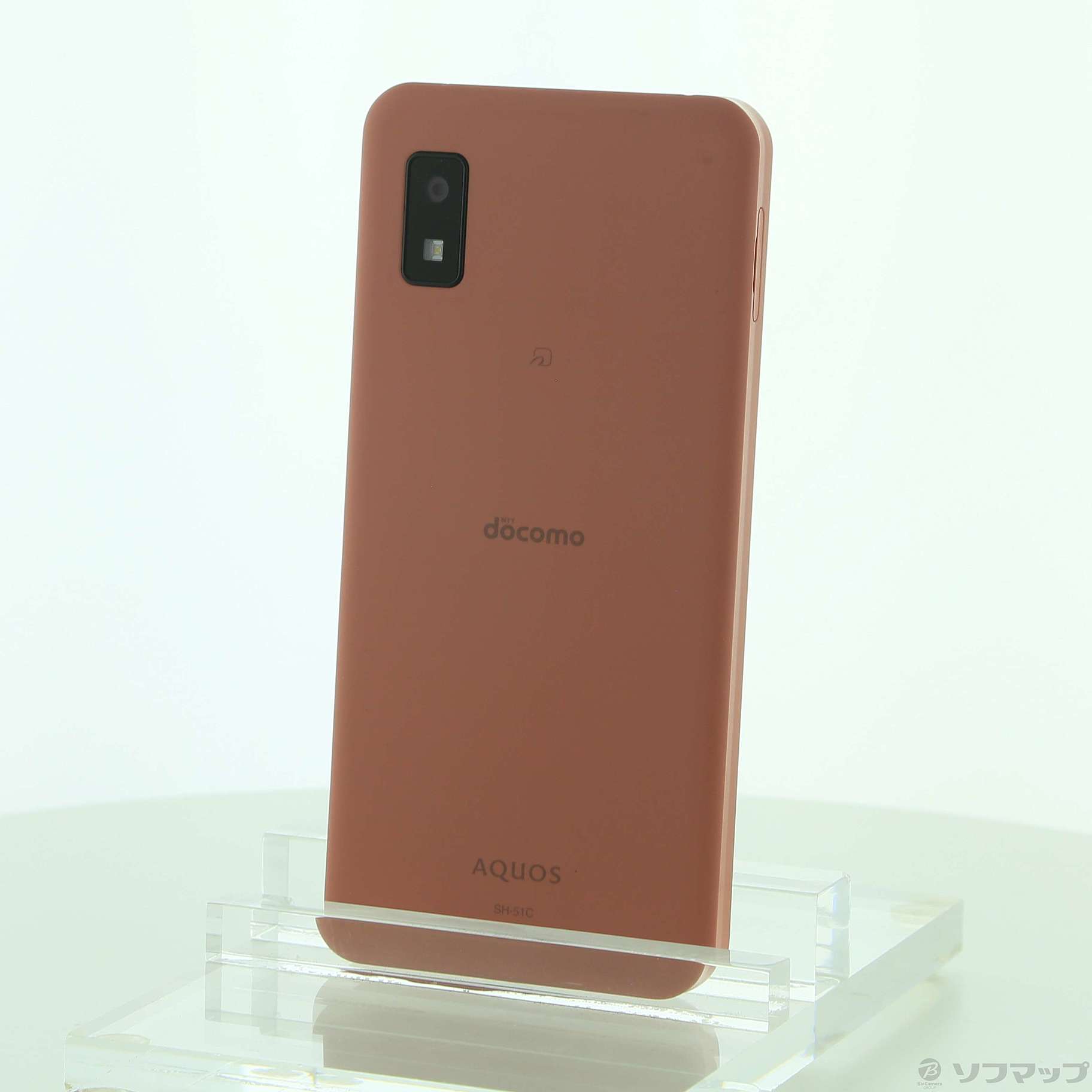 中古】AQUOS wish2 64GB コーラル SH-51C docomo SIMフリー