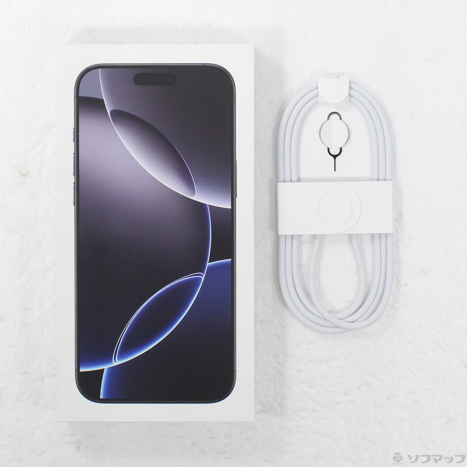 中古】iPhone16 Pro Max 1TB ブラックチタニウム MYWQ3J／A SIMフリー