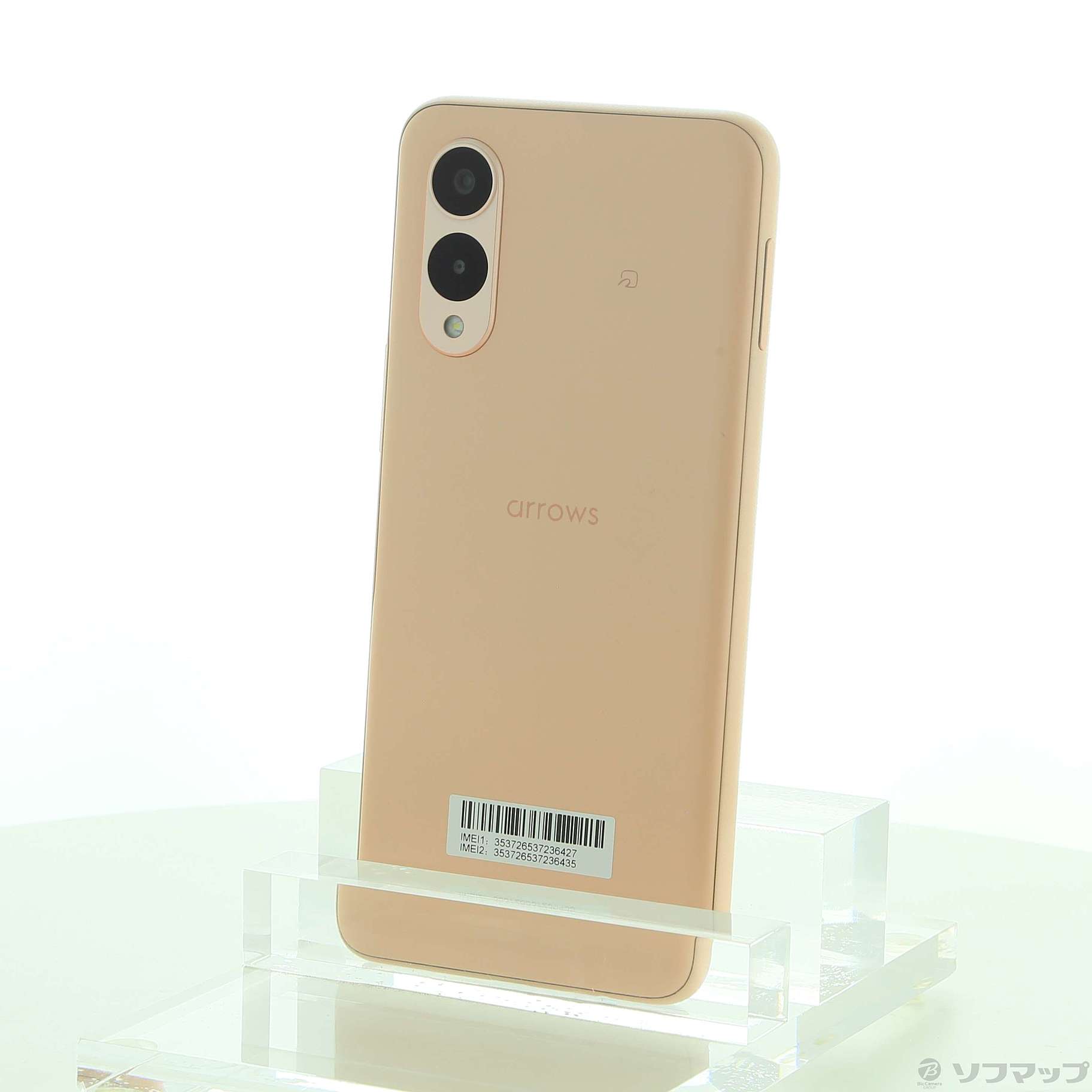 中古】arrows We2 64GB ライトオレンジ FCG02 au SIMフリー