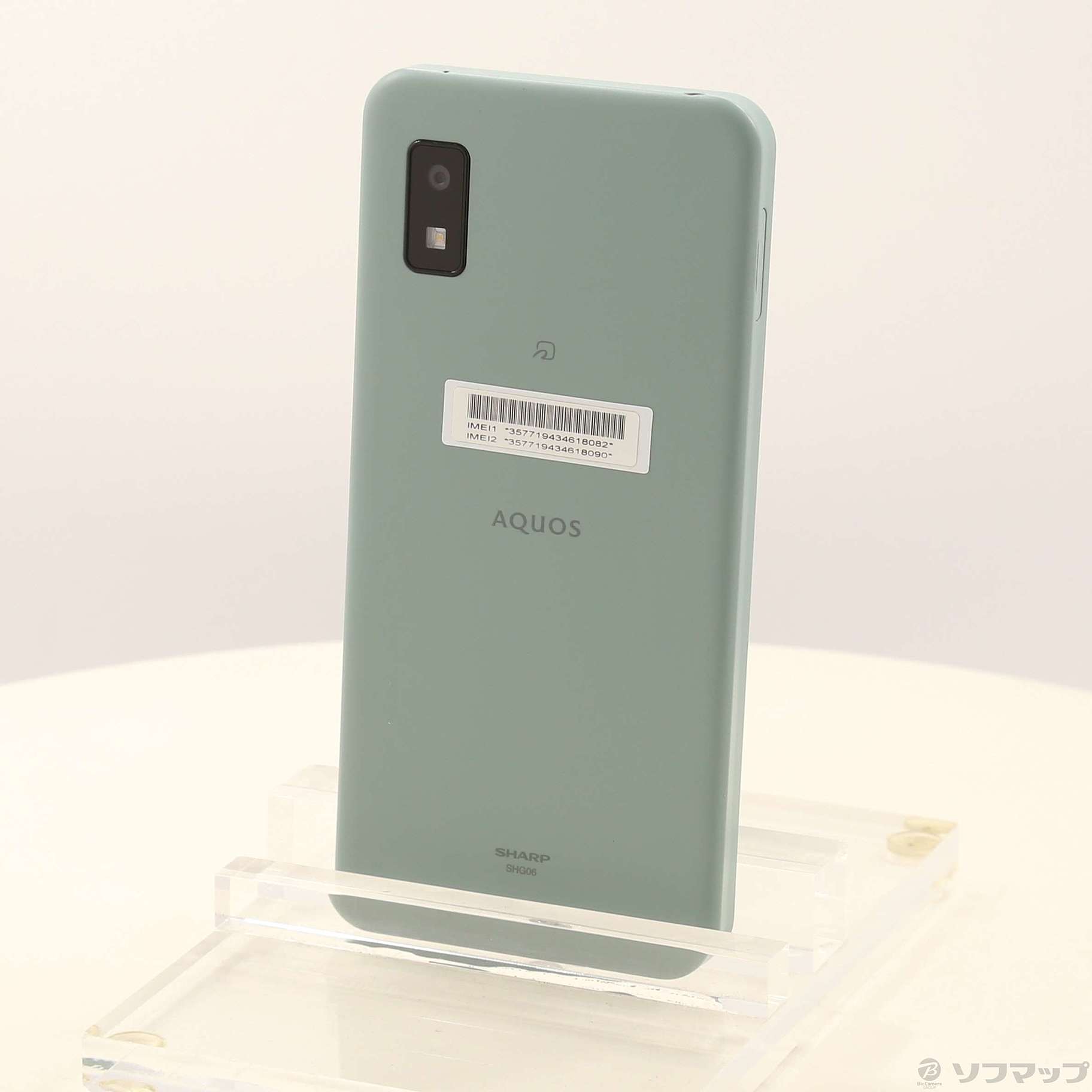 中古】AQUOS wish 64GB オリーブグリーン SHG06 au SIMフリー