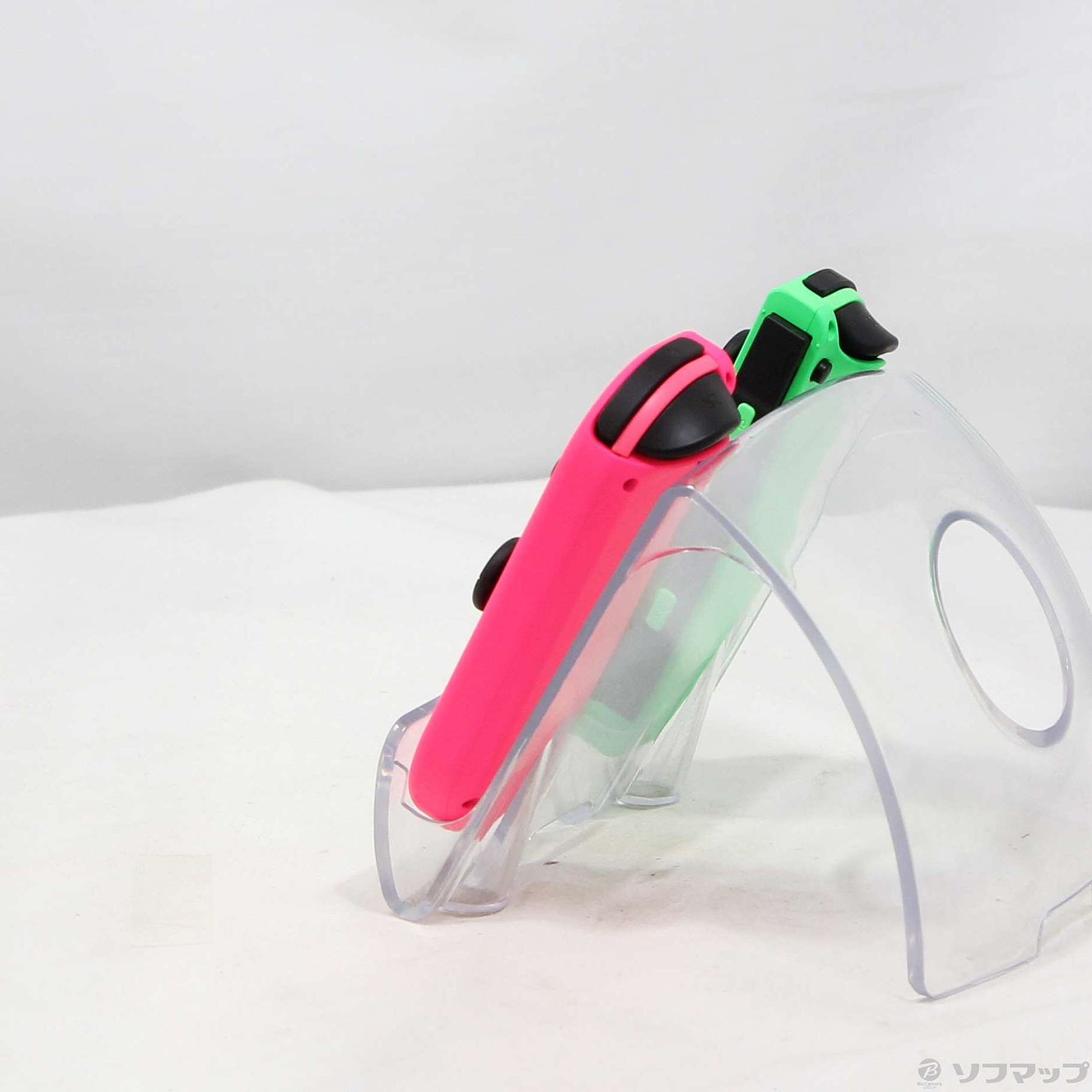 中古】JOY-CON (L) ネオングリーン／ (R) ネオンピンク 【Switch