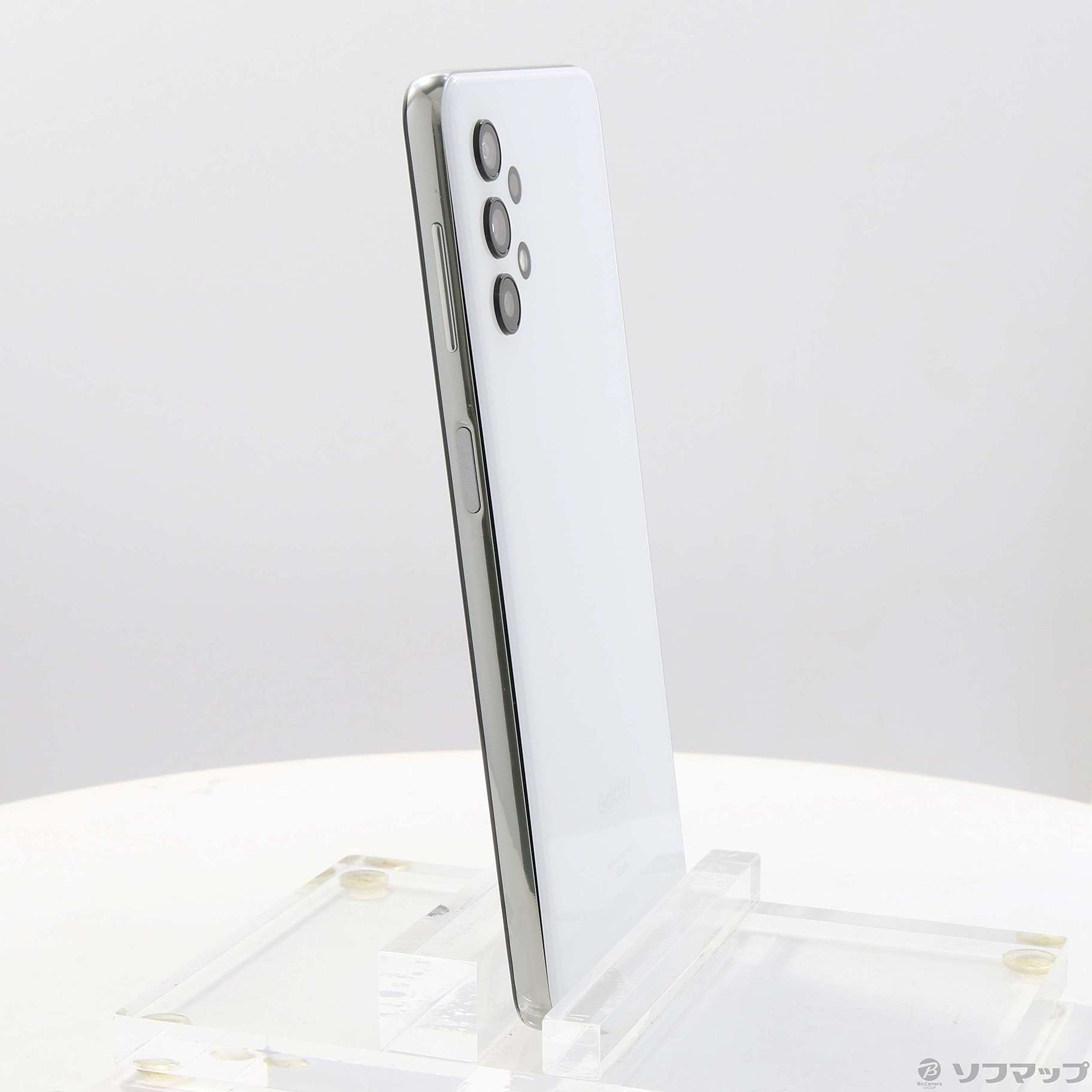 中古】GALAXY A32 5G 64GB オーサムホワイト SCG08 auロック解除SIM