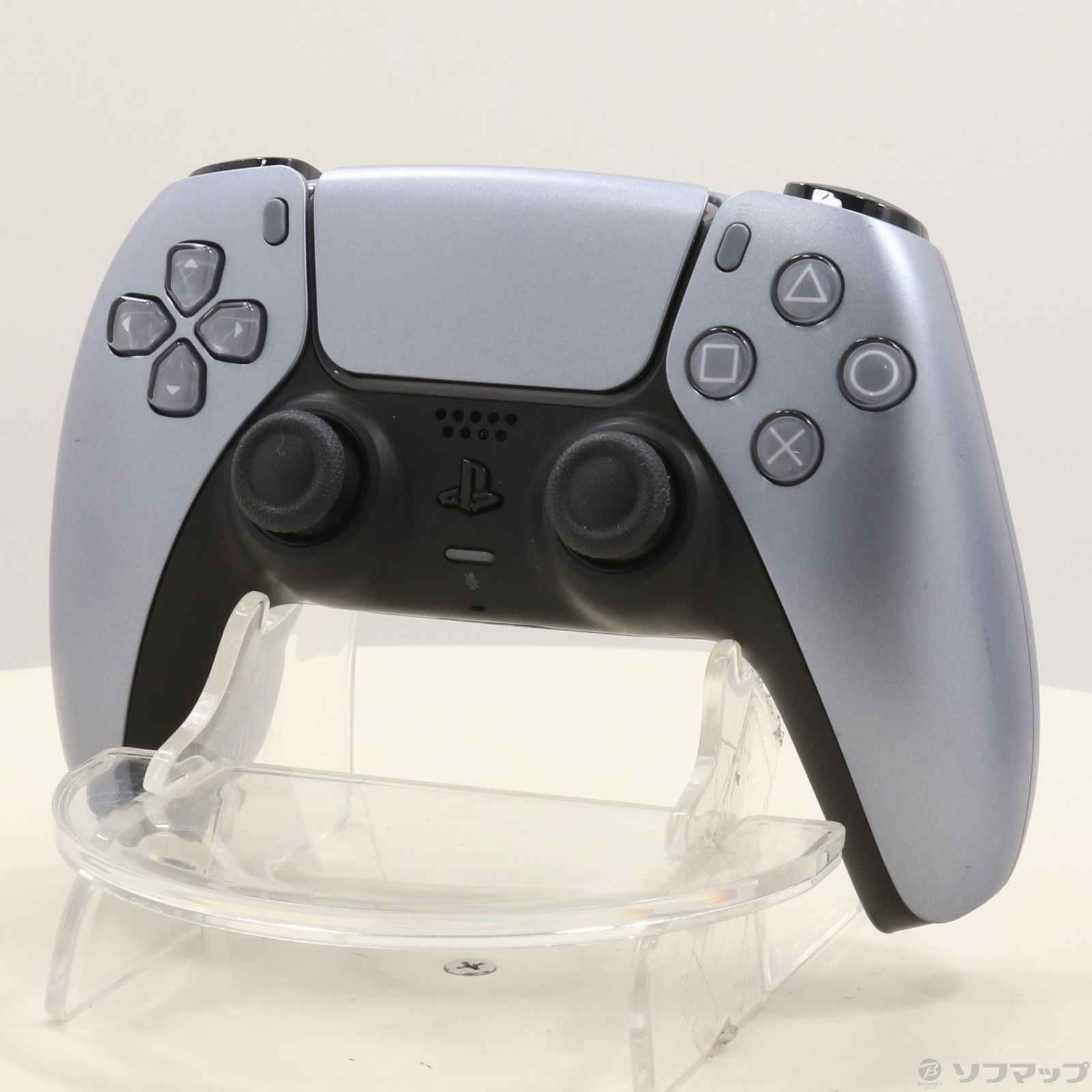 新品　PS5 DualSense ワイヤレスコントローラー スターリングシルバー 中古】DualSense ワイヤレスコントローラー スターリング シルバー