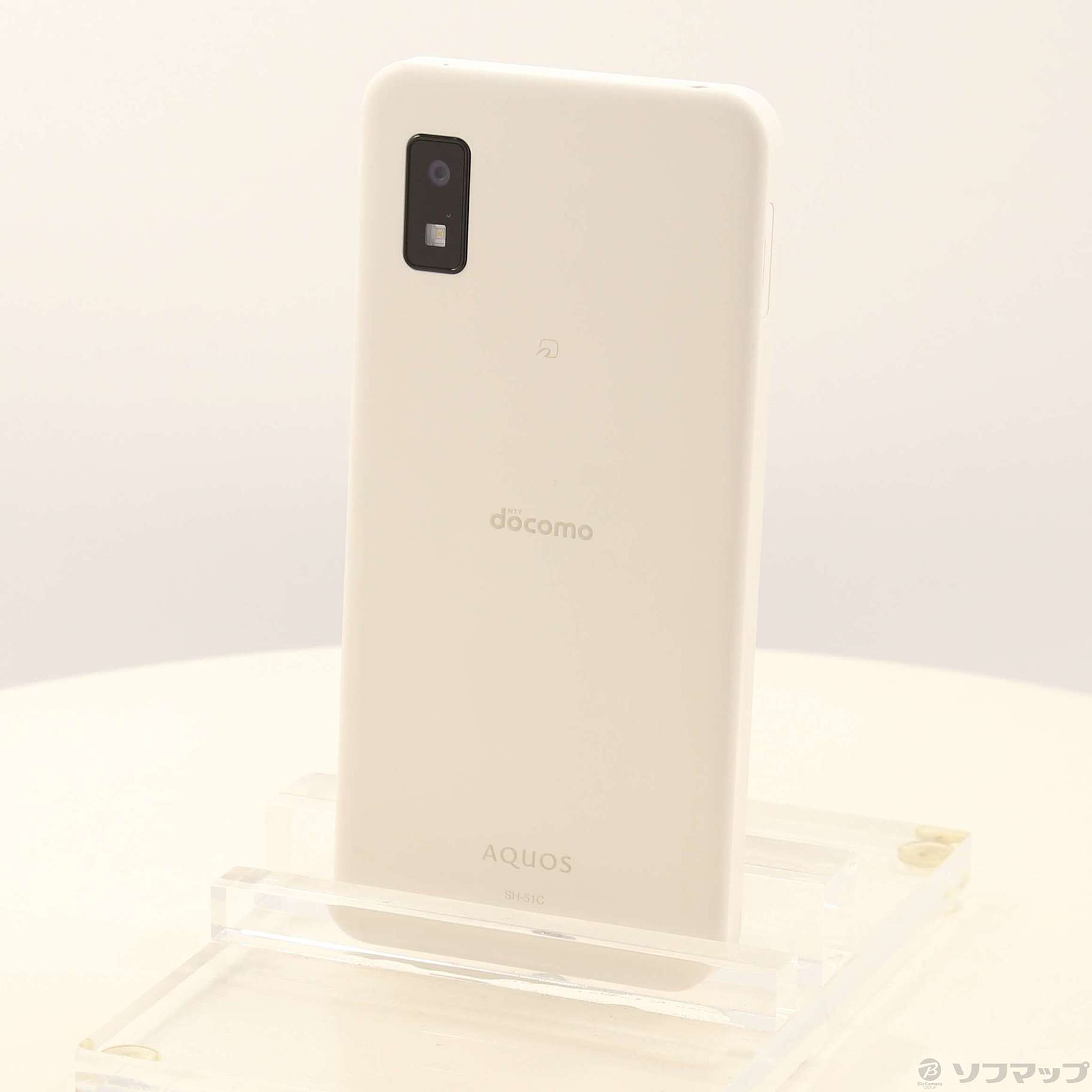 中古】AQUOS wish2 64GB ホワイト SH-51C docomo SIMフリー