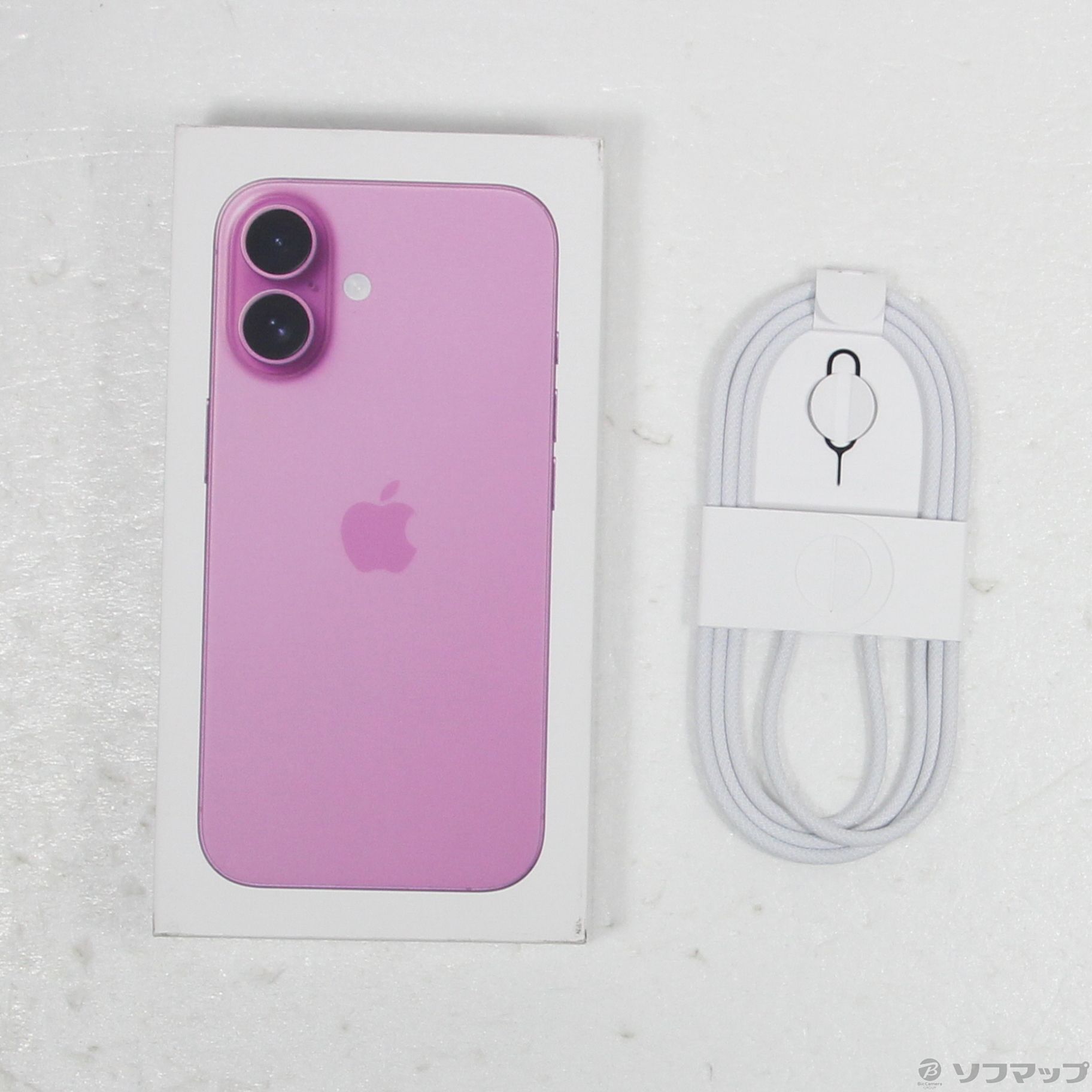 中古】iPhone16 128GB ピンク MYDT3J／A SIMフリー [2133064914476