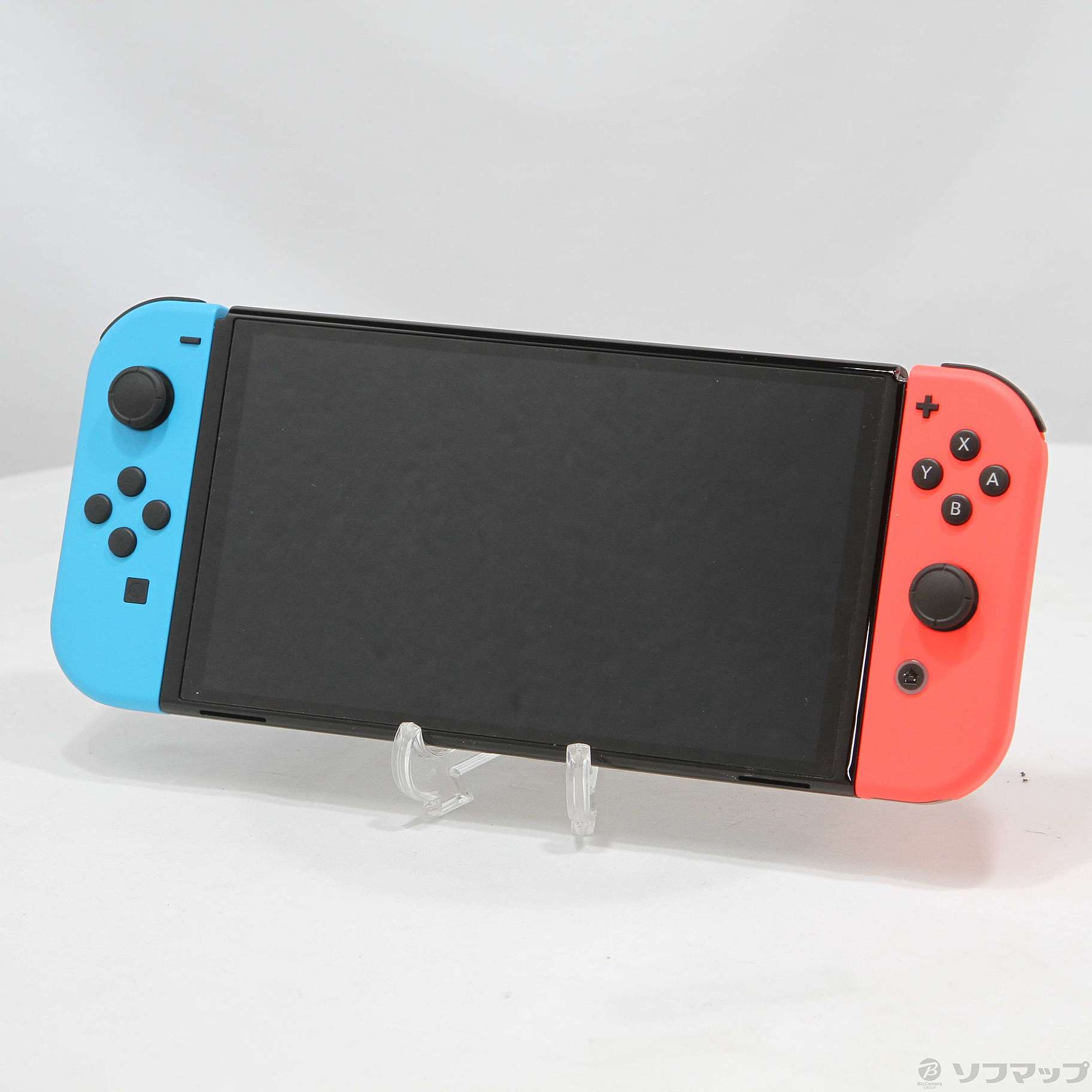 中古】Nintendo Switch 有機ELモデル Joy-Con(L) ネオンブルー／(R 