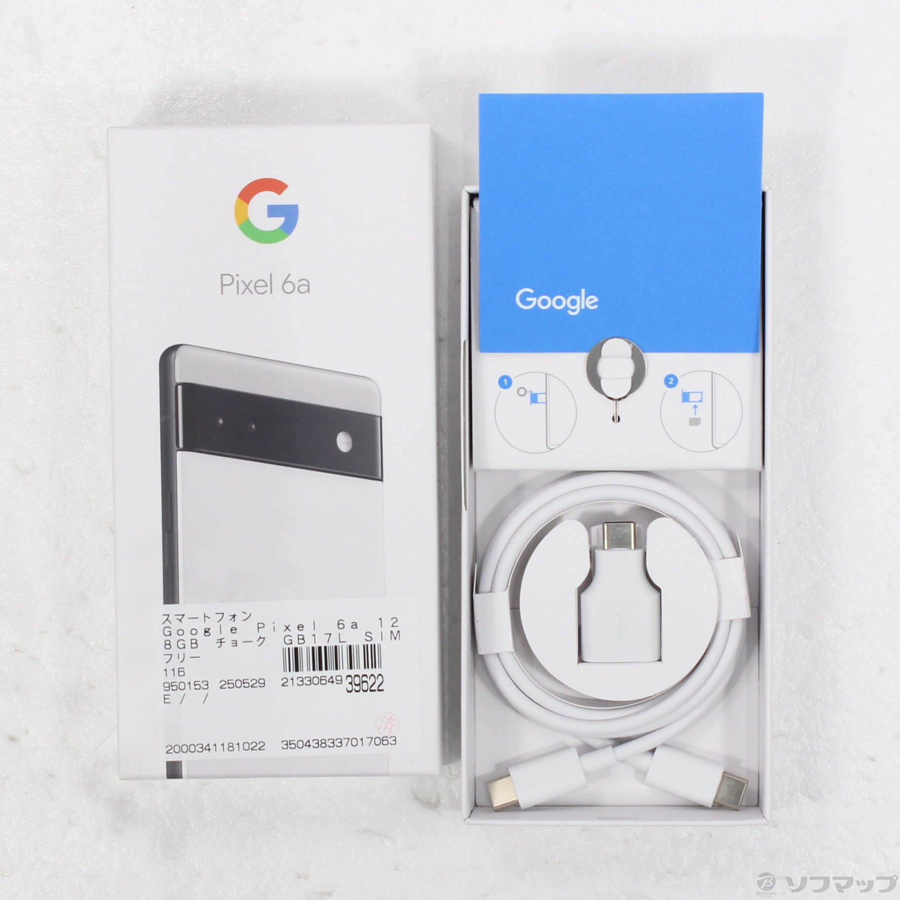 中古】Google Pixel 6a 128GB チョーク GB17L SIMフリー