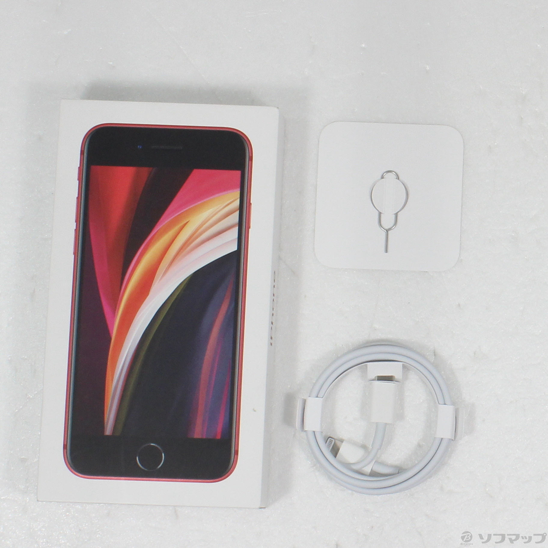 中古】iPhone SE 第2世代 64GB プロダクトレッド MHGR3J／A SoftBank