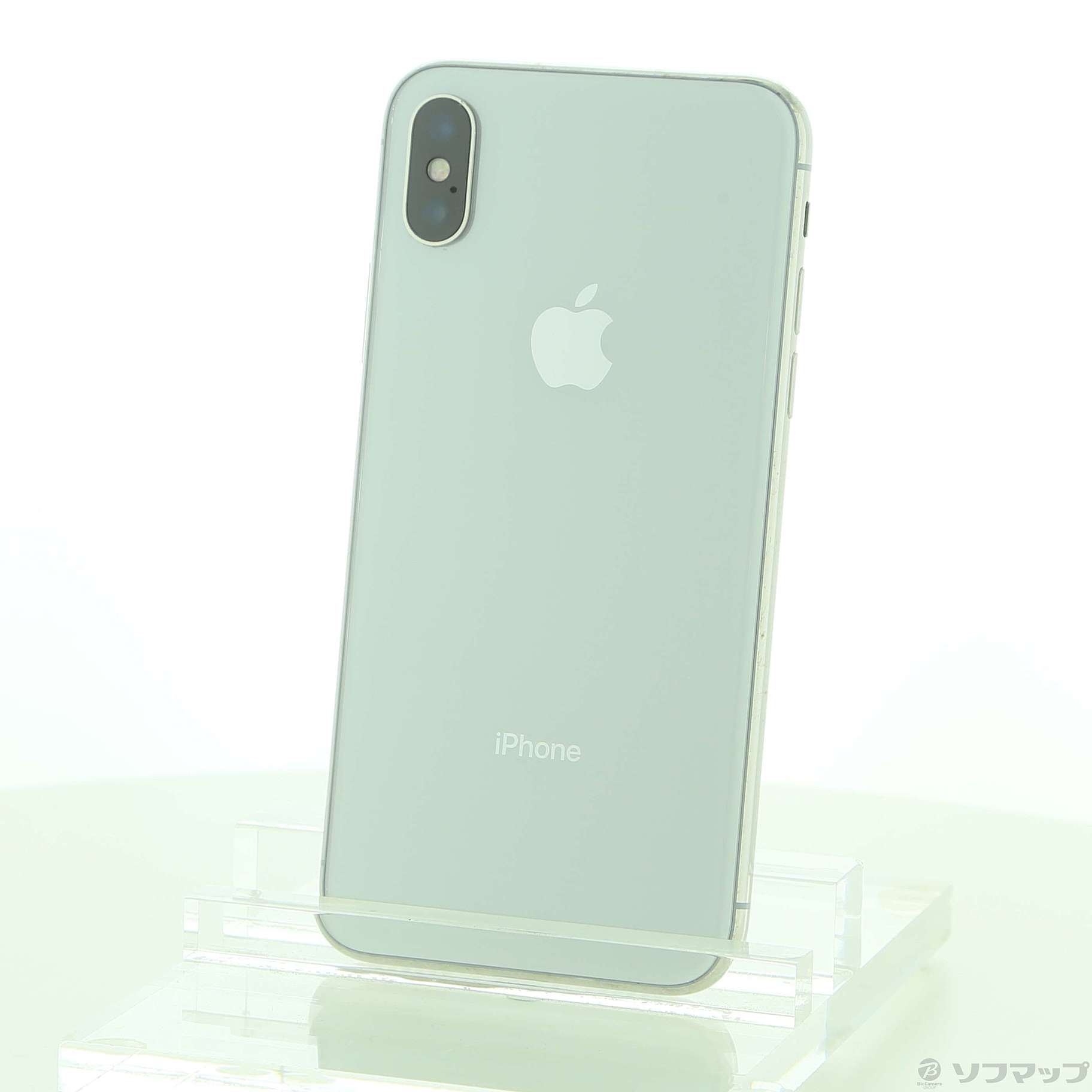 iPhone X シルバー 64GB MQAY2J/A AU SIMロック解除済み　判定〇　■b1