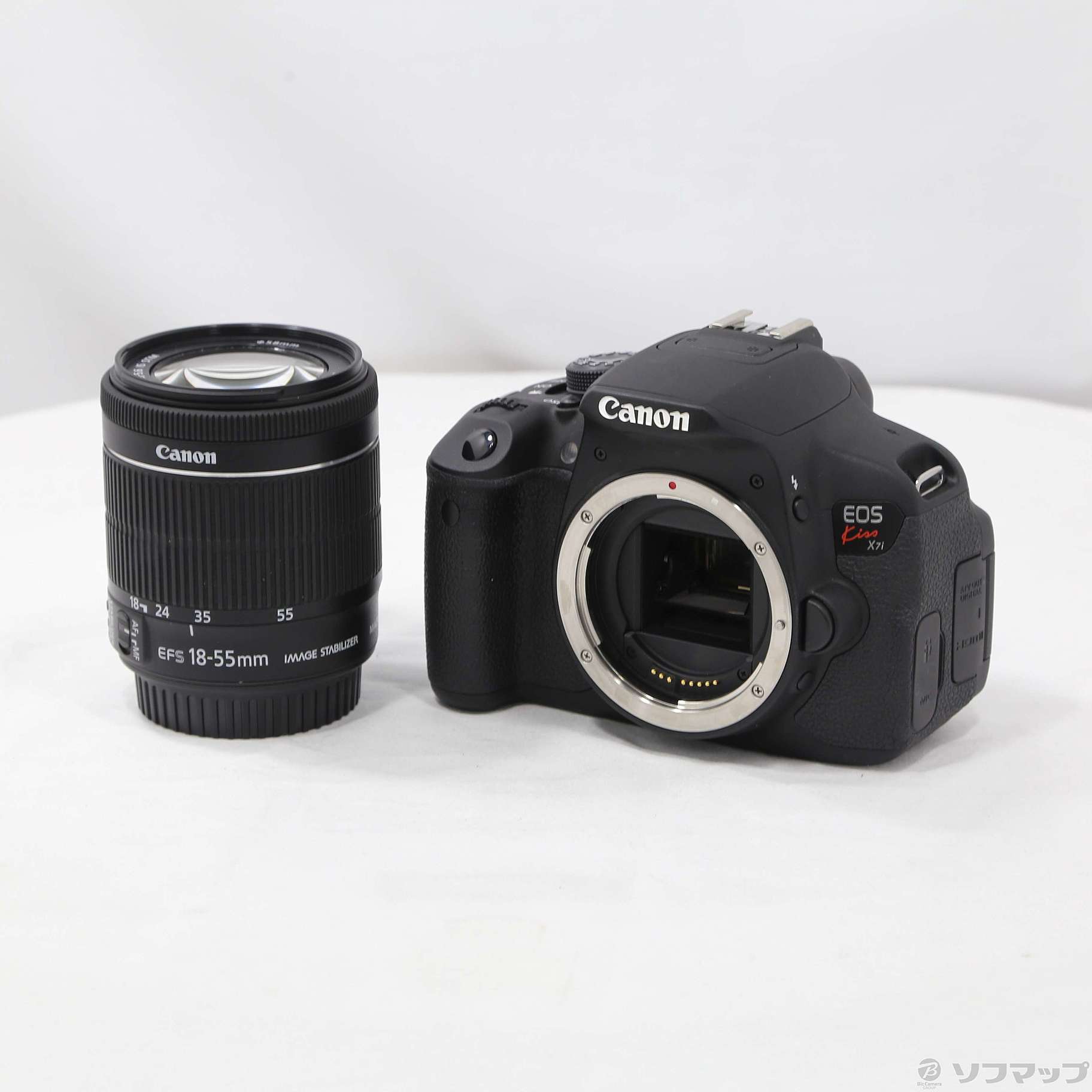 中古】EOS Kiss X7i EF-S18-55 IS STM レンズキット [2133065053358 