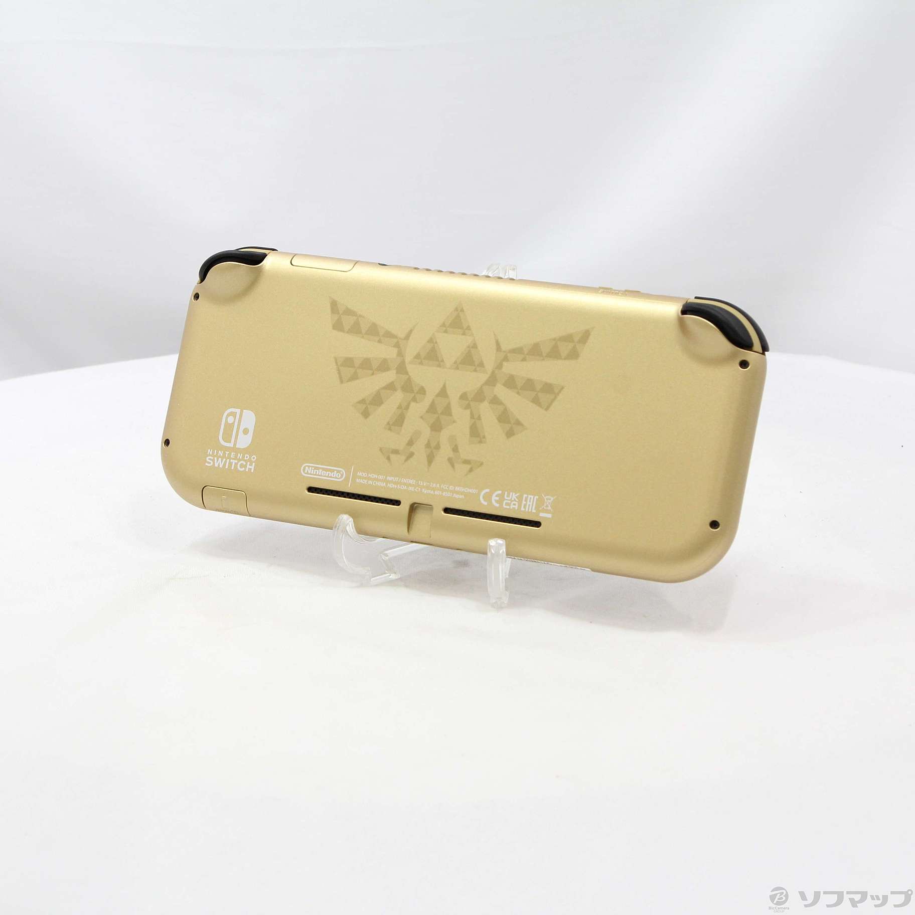 Switchライト　ハイラルエディション　外箱保存用アクリルローダー付き値下げ❌ 中古品〕 Nintendo Switch Lite ハイラルエディション HDH-S
