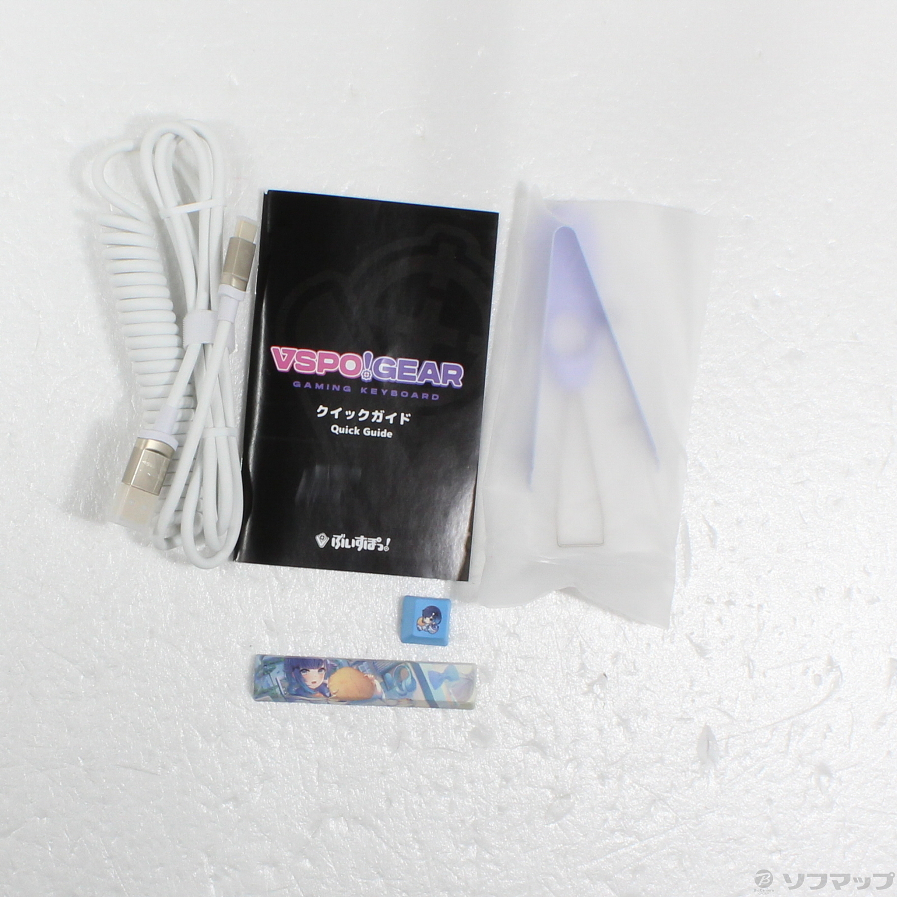 中古】VSPO GEAR 紡木こかげEdition ゲーミングキーボード 黄軸