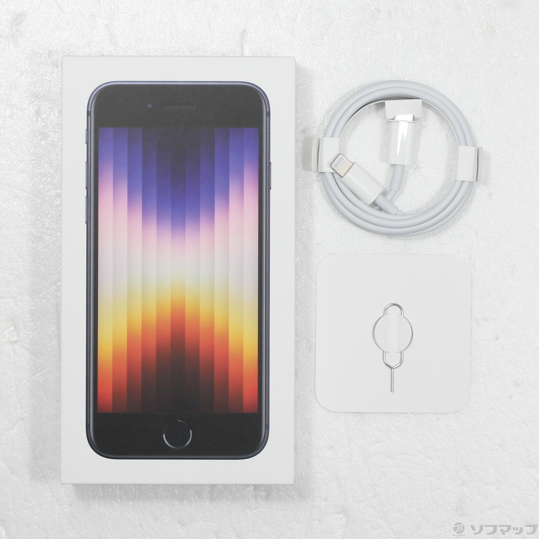 【第3世代】iPhoneSE 128GB 美品 ミッドナイト MMYF3J/ Apple 〔中古〕Apple(アップル) iPhone SE 第3世代 128GB