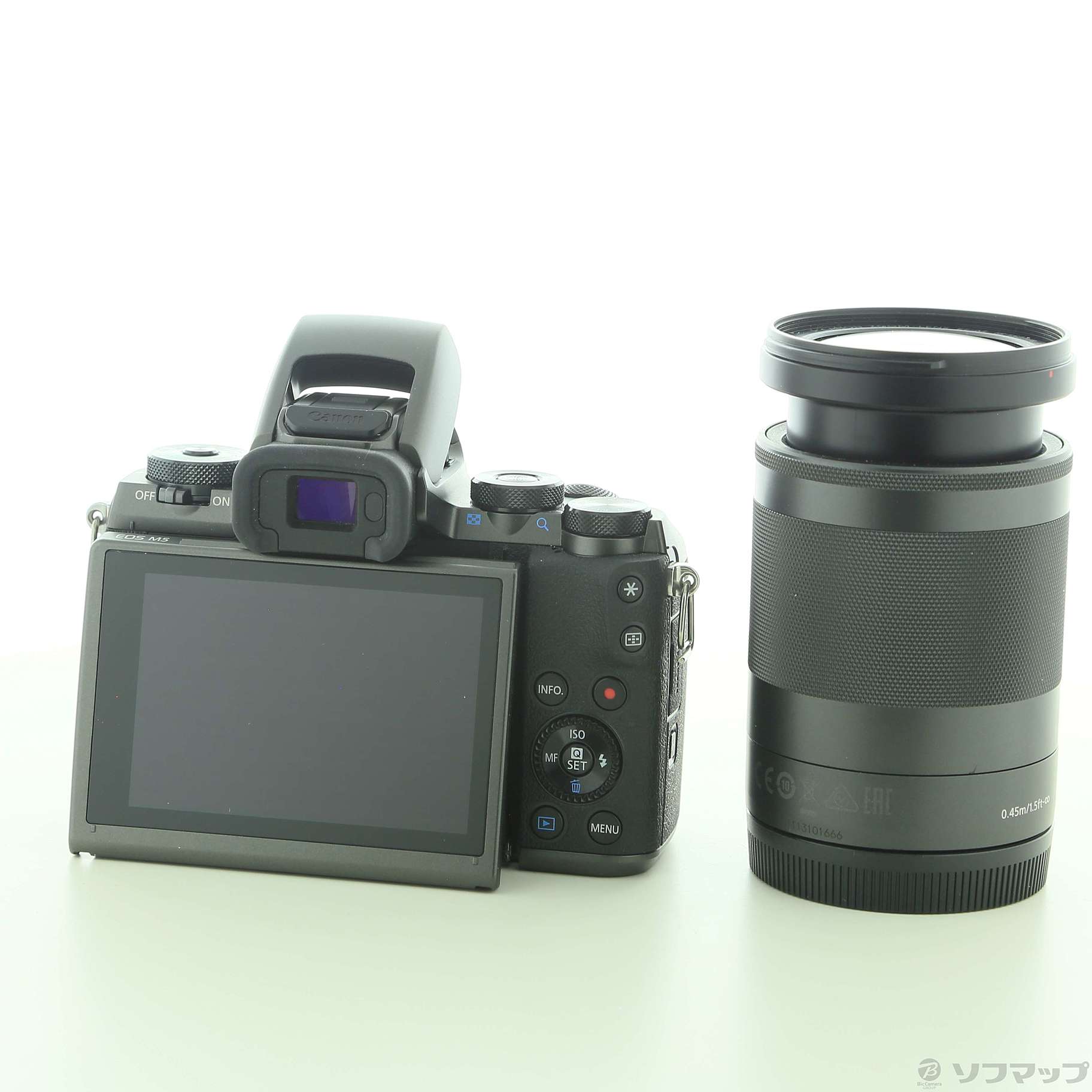 中古】EOS M5 EF-M 18-150 IS STM レンズキット ブラック (2420万画素
