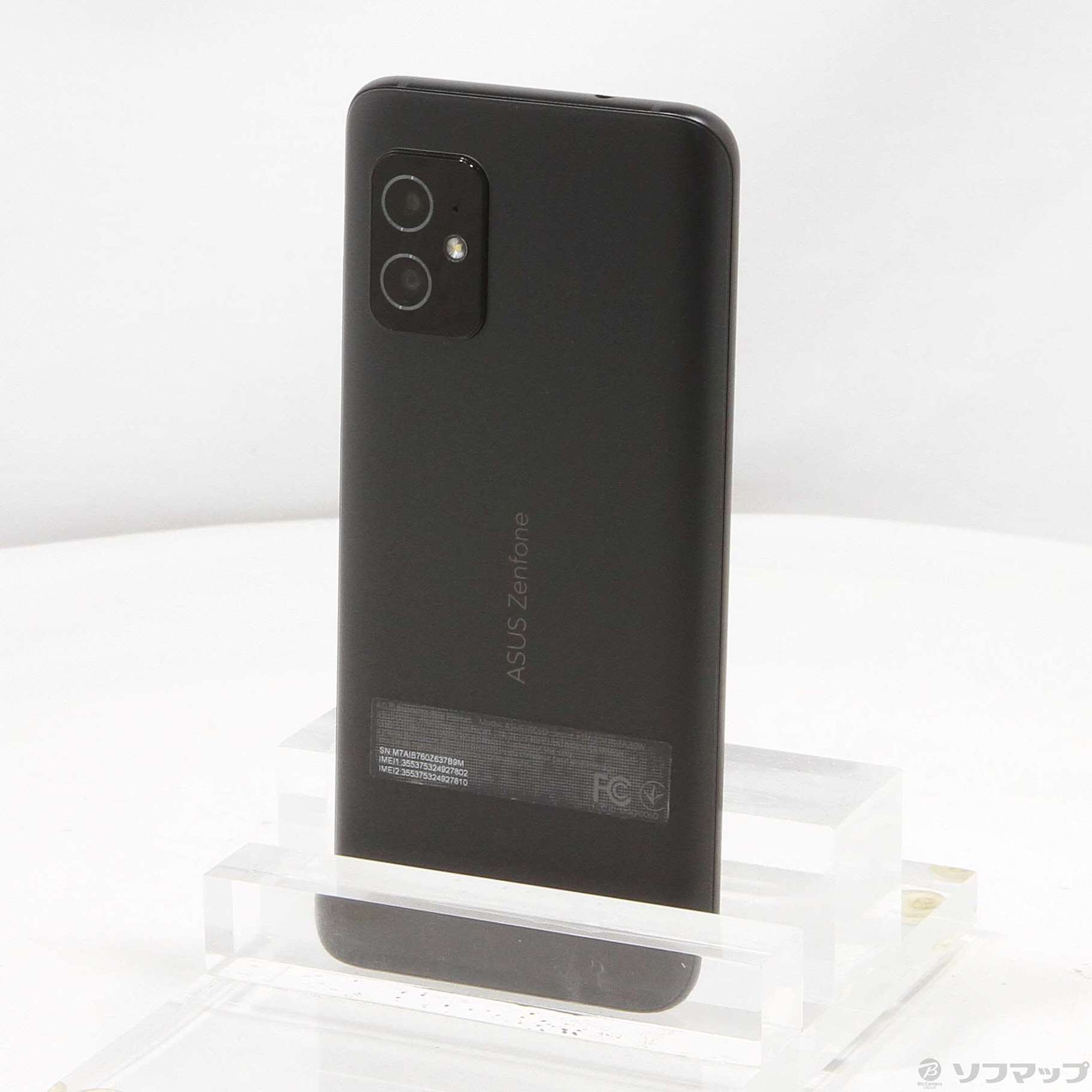 ASUS - Zenfone8 8/128GB ブラック Simフリー Zenfone 8 (RAM 8GBモデル) 中古一覧｜SIMフリー・キャリア