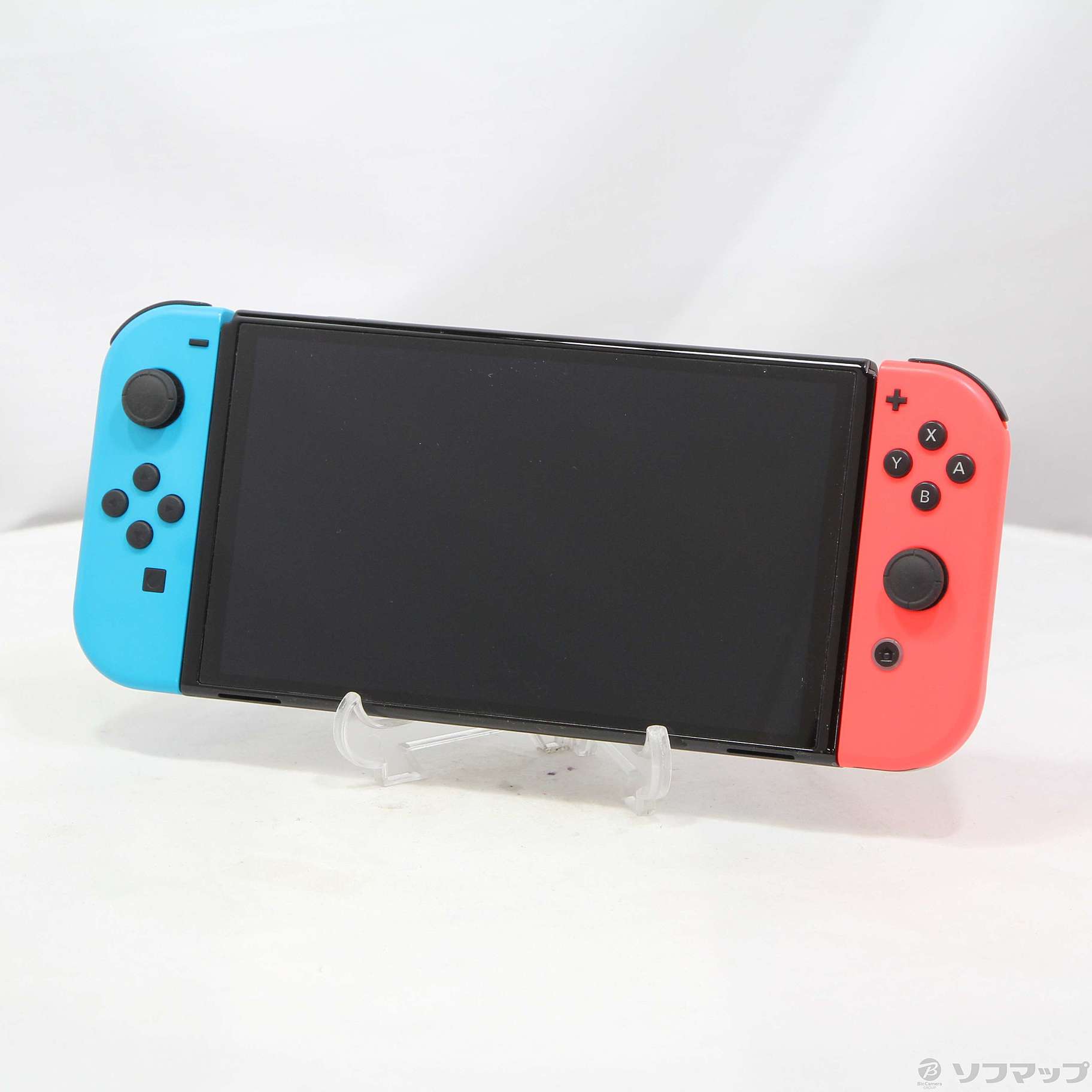 中古】Nintendo Switch 有機ELモデル Joy-Con(L) ネオンブルー／(R 