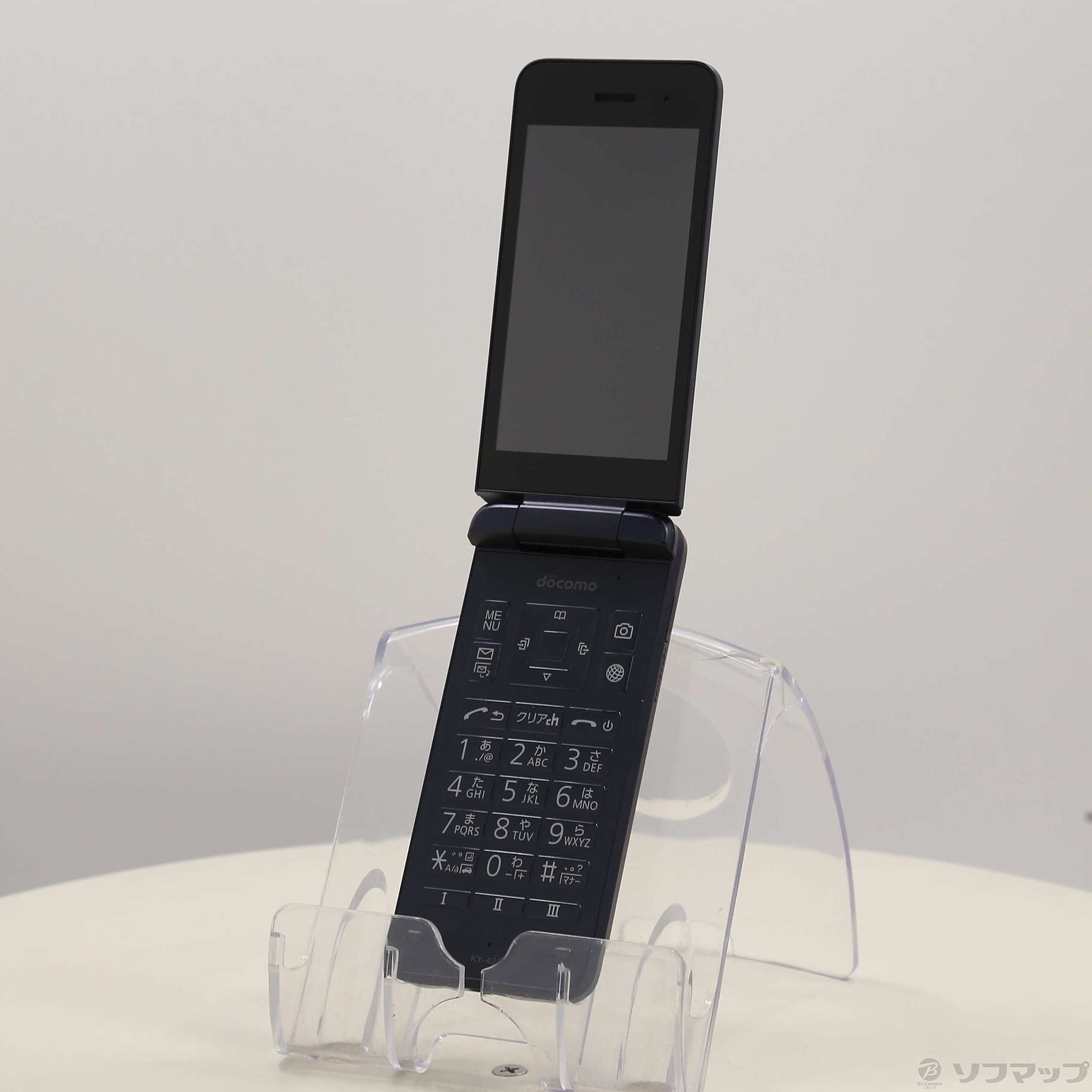 中古】DIGNO ケータイ KY-42C ブラック docomo SIMフリー 