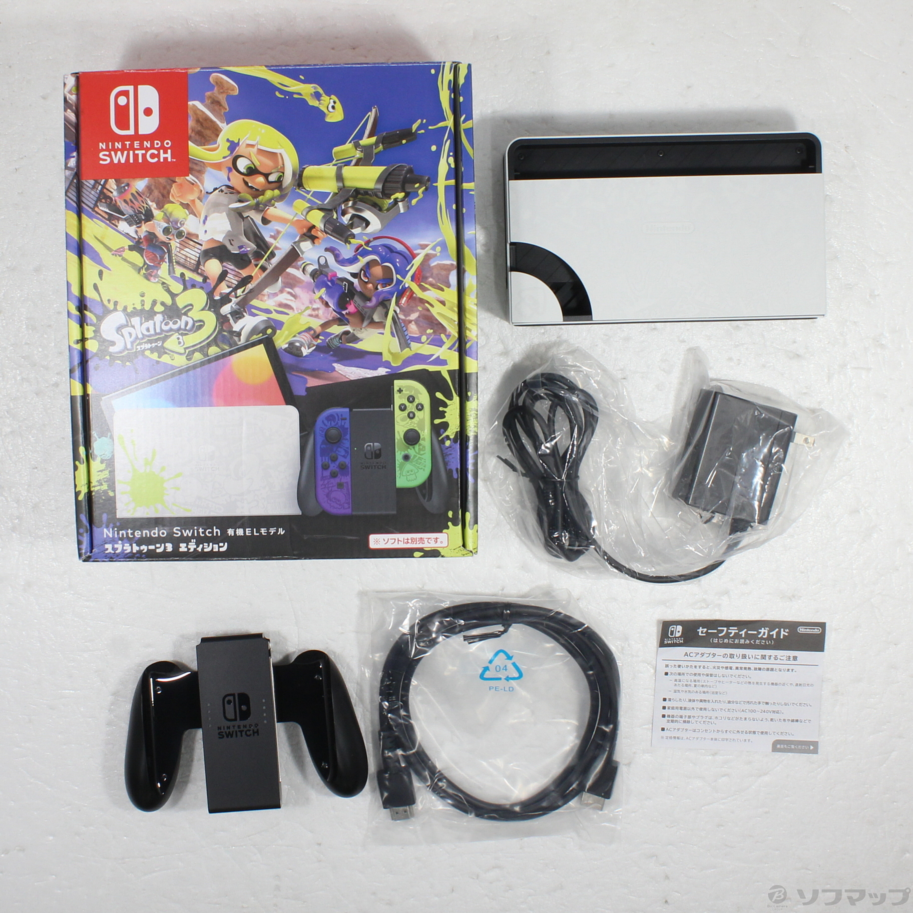 中古品〕 Nintendo Switch 有機ELモデル スプラトゥーン3エディション 