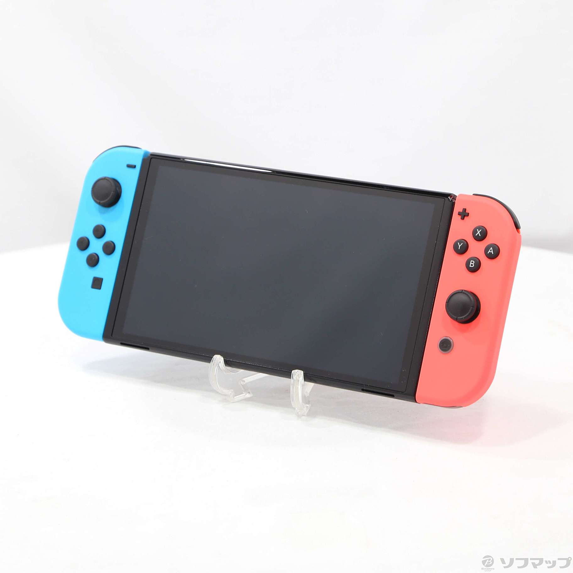 中古】Nintendo Switch 有機ELモデル Joy-Con(L) ネオンブルー／(R 