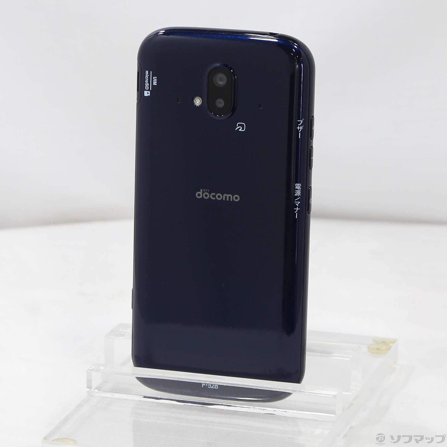 中古】らくらくスマートフォン 64GB ネイビー F-52B docomo SIMフリー