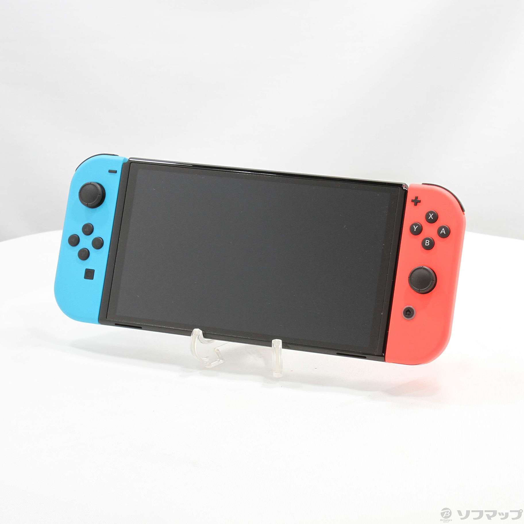 中古】Nintendo Switch 有機ELモデル Joy-Con(L) ネオンブルー