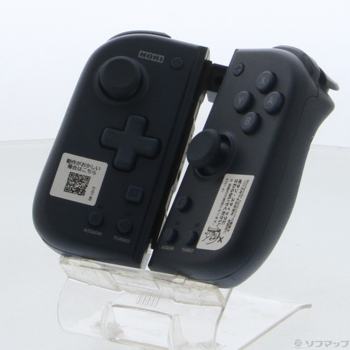 中古】グリップコントローラー Fit for Nintendo Switch ミッドナイト 