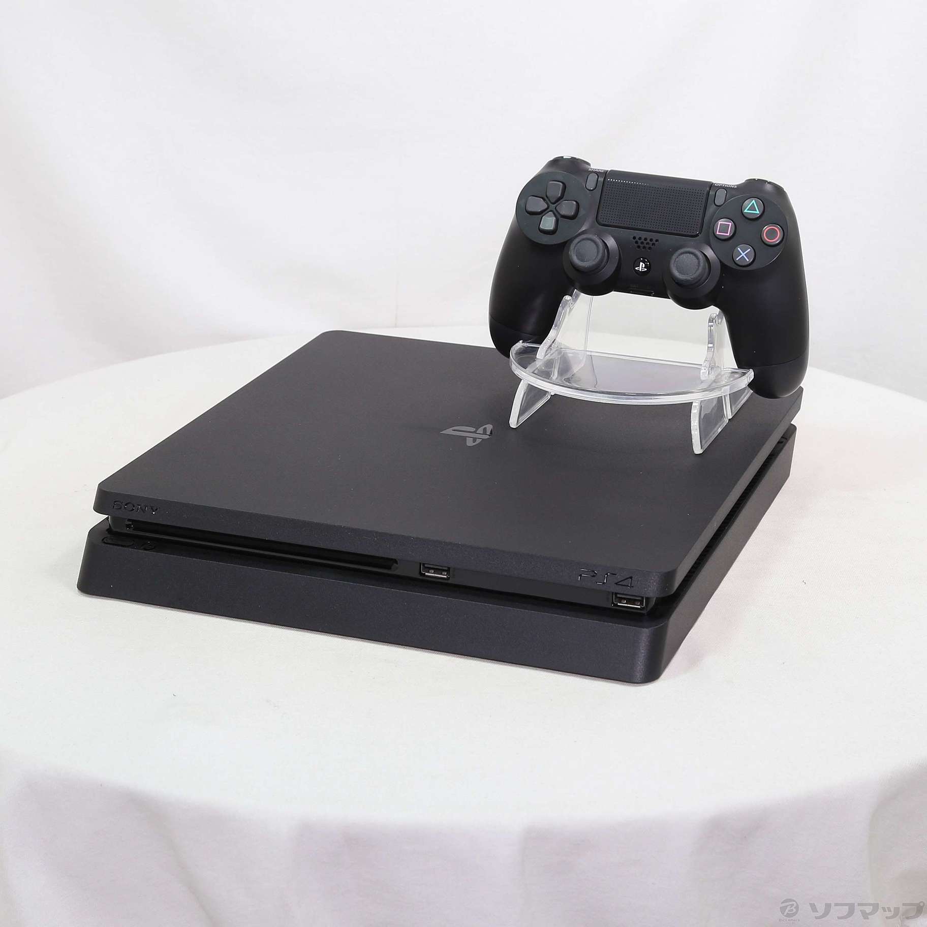 中古】PlayStation 4 ジェット・ブラック 500GB CUH-2200AB01 