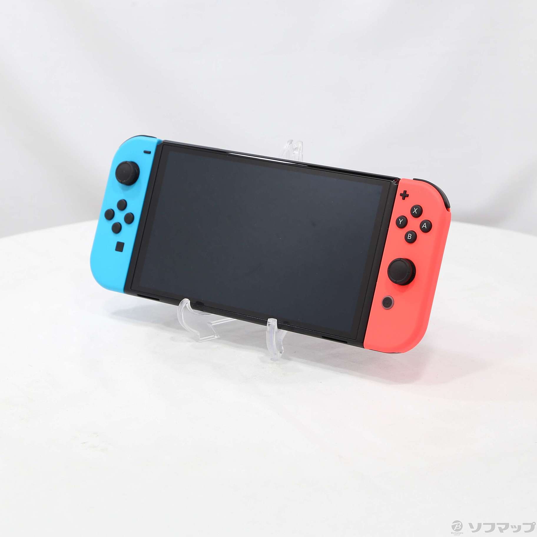 中古】Nintendo Switch 有機ELモデル Joy-Con(L) ネオンブルー