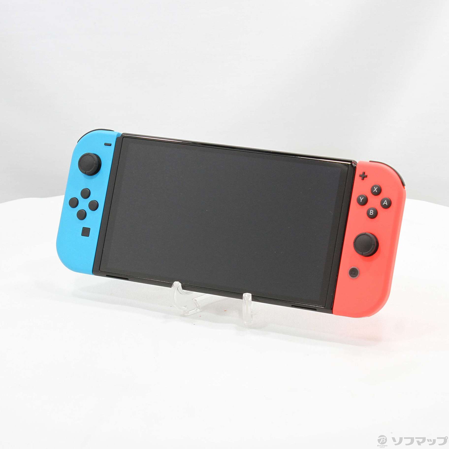 中古】Nintendo Switch 有機ELモデル Joy-Con(L) ネオンブルー／(R