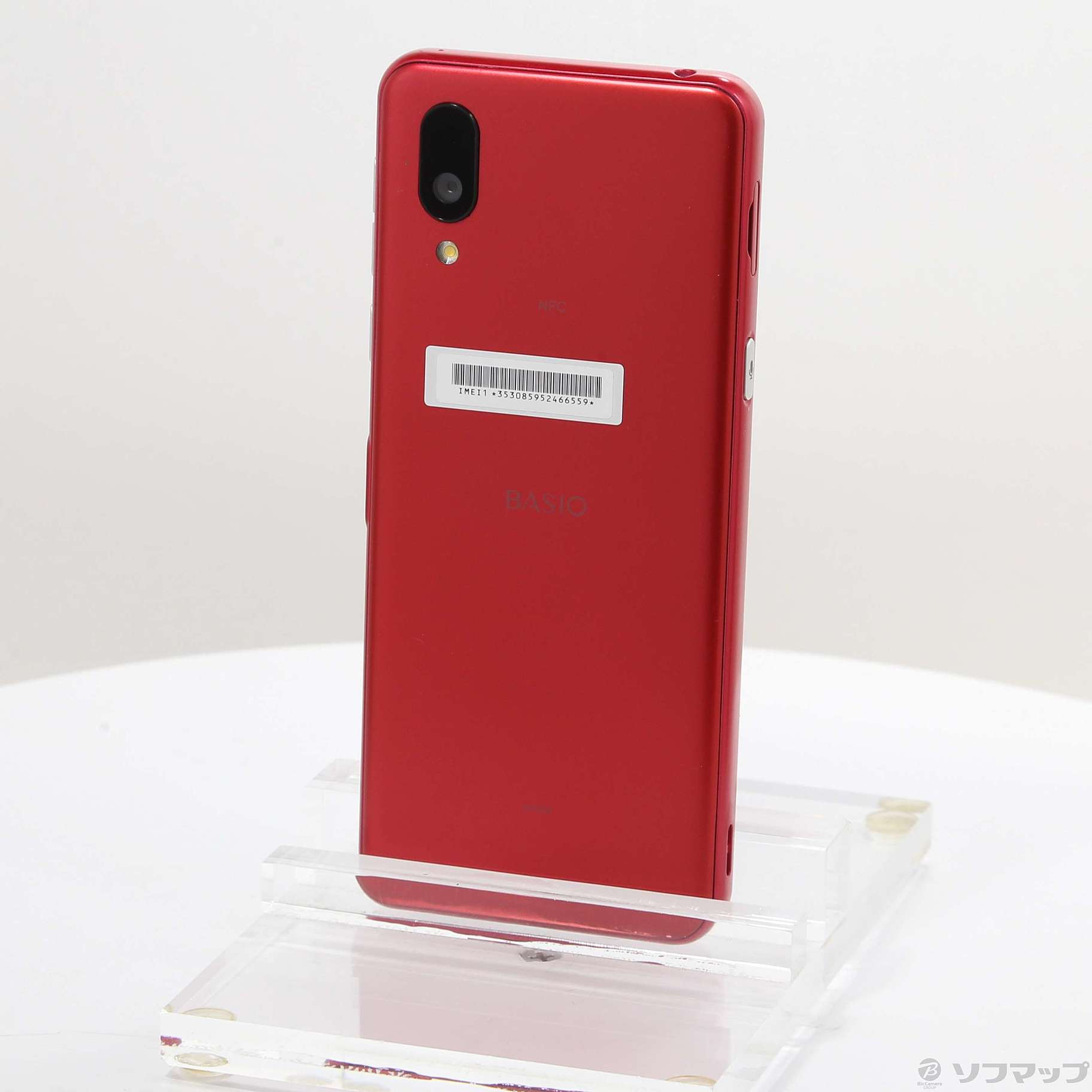 BASIO active レッド SHG09 64GB SIMフリー 中古】BASIO active 64GB レッド SHG09 au SIMフリー [2133065445344